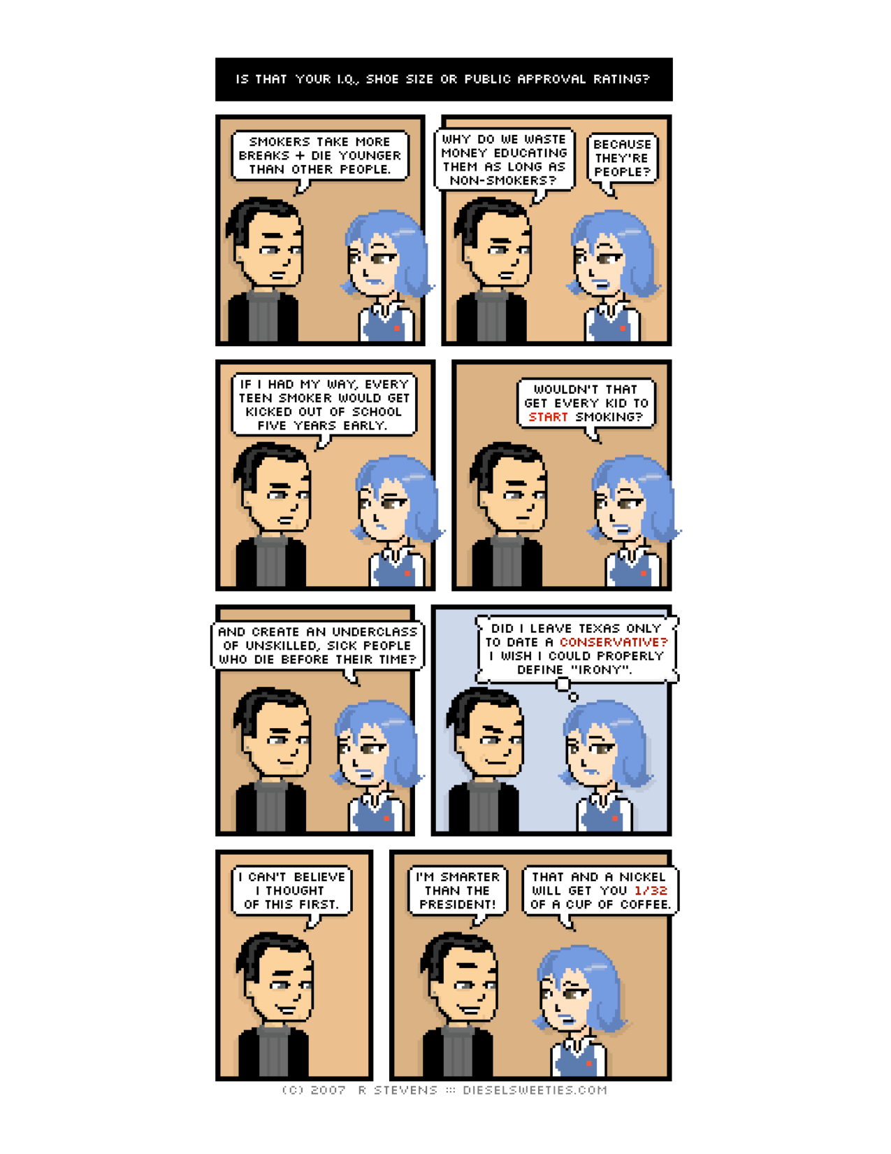 Diesel Sweeties (ebook volumes), page 66. Diesel Sweeties by R. Stevens, CC BY-NC. https://dieselsweeties.com/ebooks/