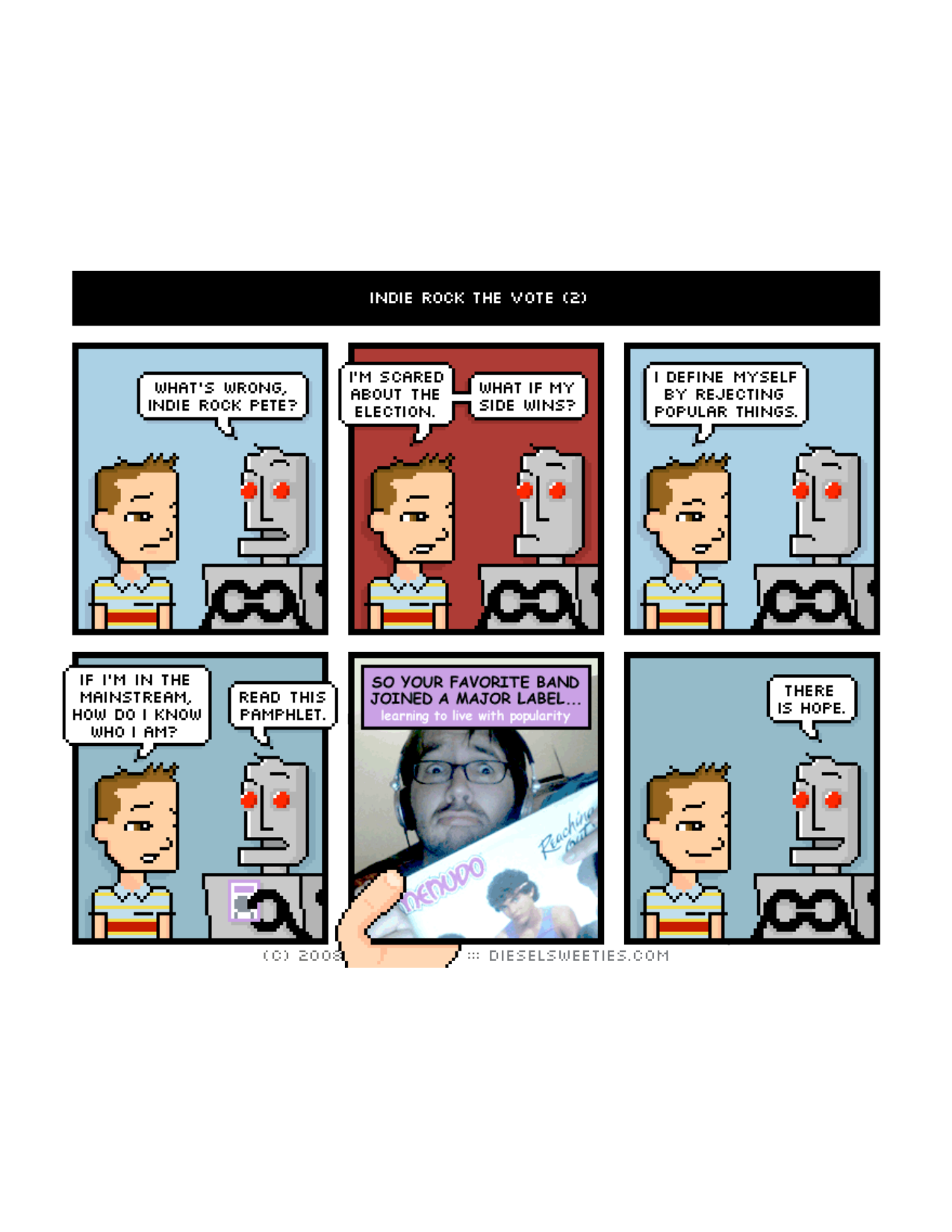 Diesel Sweeties (ebook volumes), page 105. Diesel Sweeties by R. Stevens, CC BY-NC. https://dieselsweeties.com/ebooks/