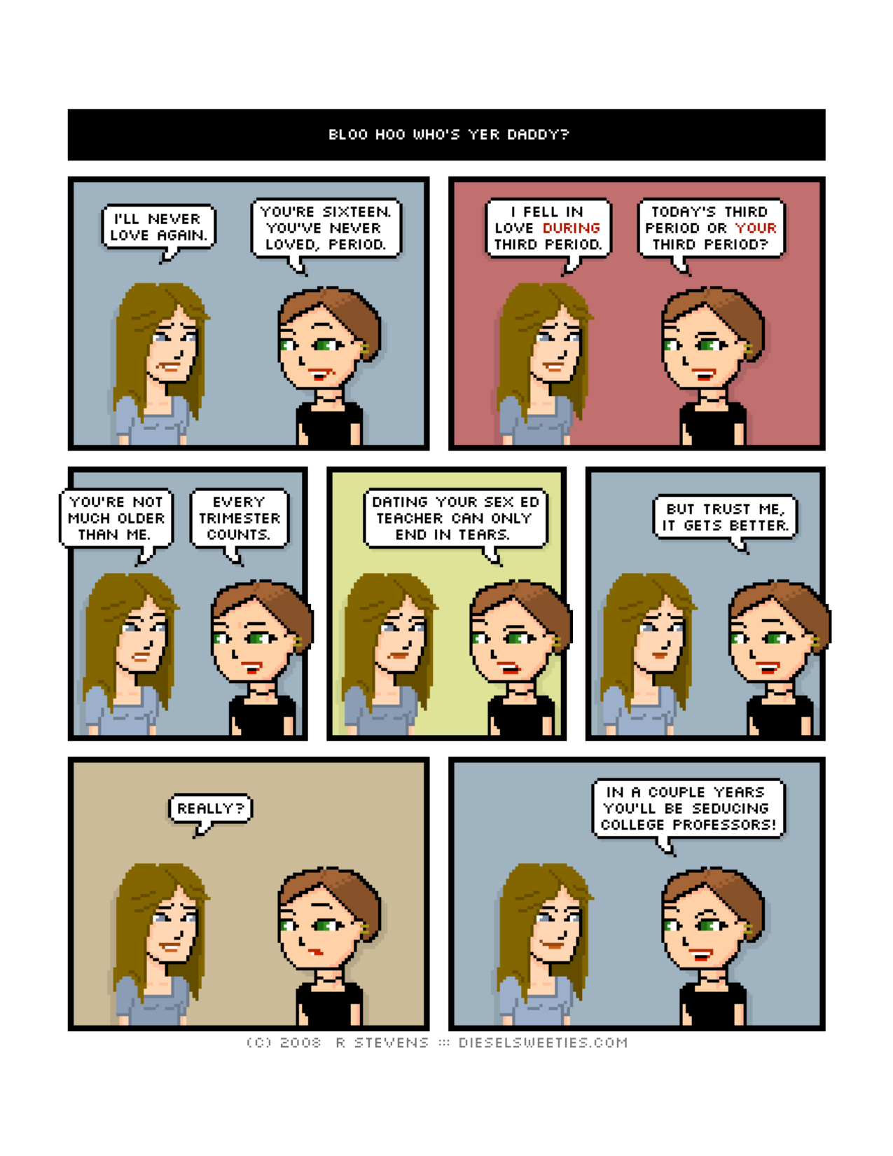 Diesel Sweeties (ebook volumes), page 110. Diesel Sweeties by R. Stevens, CC BY-NC. https://dieselsweeties.com/ebooks/