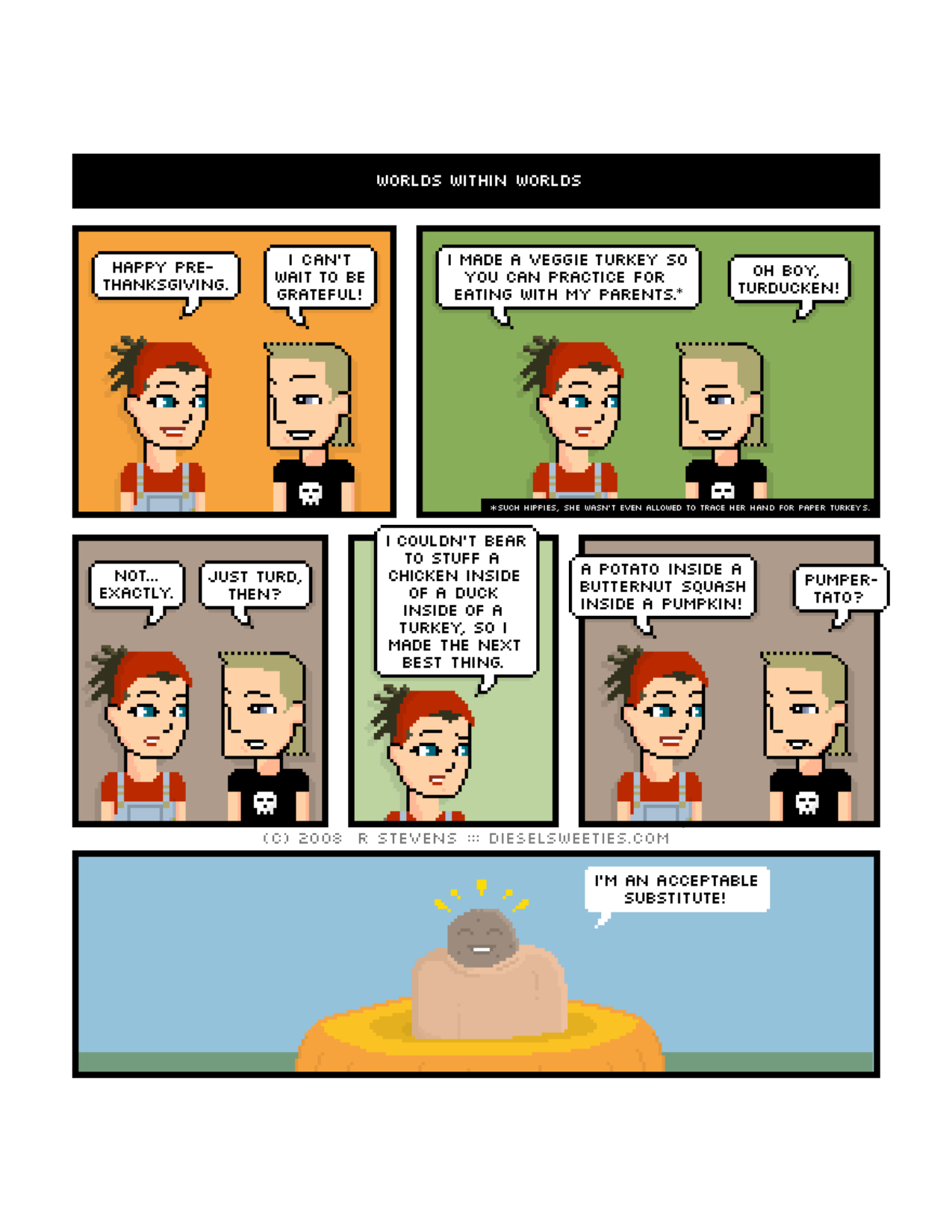 Diesel Sweeties (ebook volumes), page 116. Diesel Sweeties by R. Stevens, CC BY-NC. https://dieselsweeties.com/ebooks/