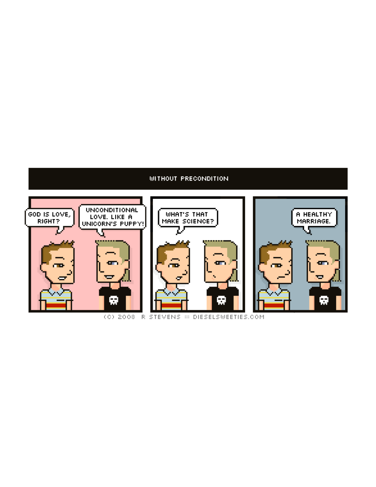 Diesel Sweeties (ebook volumes), page 117. Diesel Sweeties by R. Stevens, CC BY-NC. https://dieselsweeties.com/ebooks/