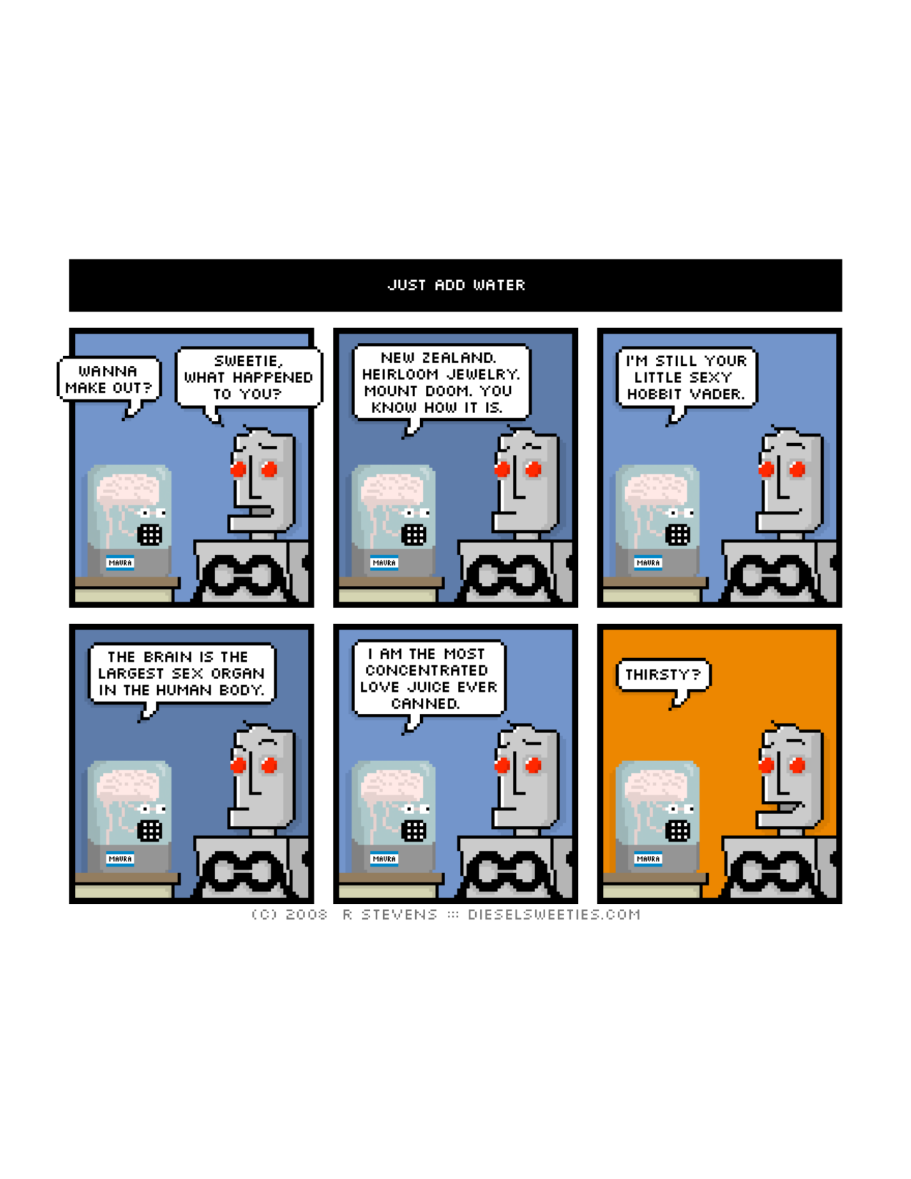 Diesel Sweeties (ebook volumes), page 119. Diesel Sweeties by R. Stevens, CC BY-NC. https://dieselsweeties.com/ebooks/