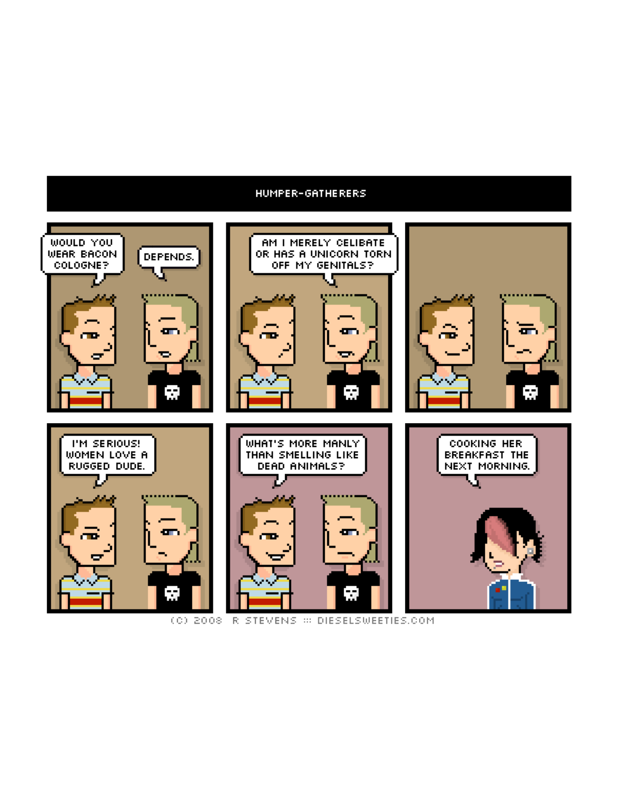 Diesel Sweeties (ebook volumes), page 121. Diesel Sweeties by R. Stevens, CC BY-NC. https://dieselsweeties.com/ebooks/
