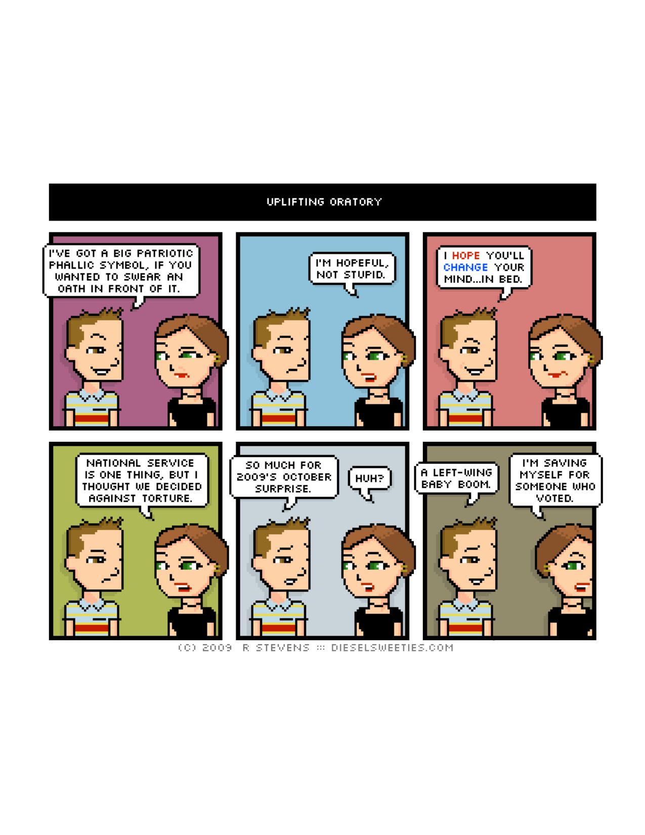 Diesel Sweeties (ebook volumes), page 15. Diesel Sweeties by R. Stevens, CC BY-NC. https://dieselsweeties.com/ebooks/