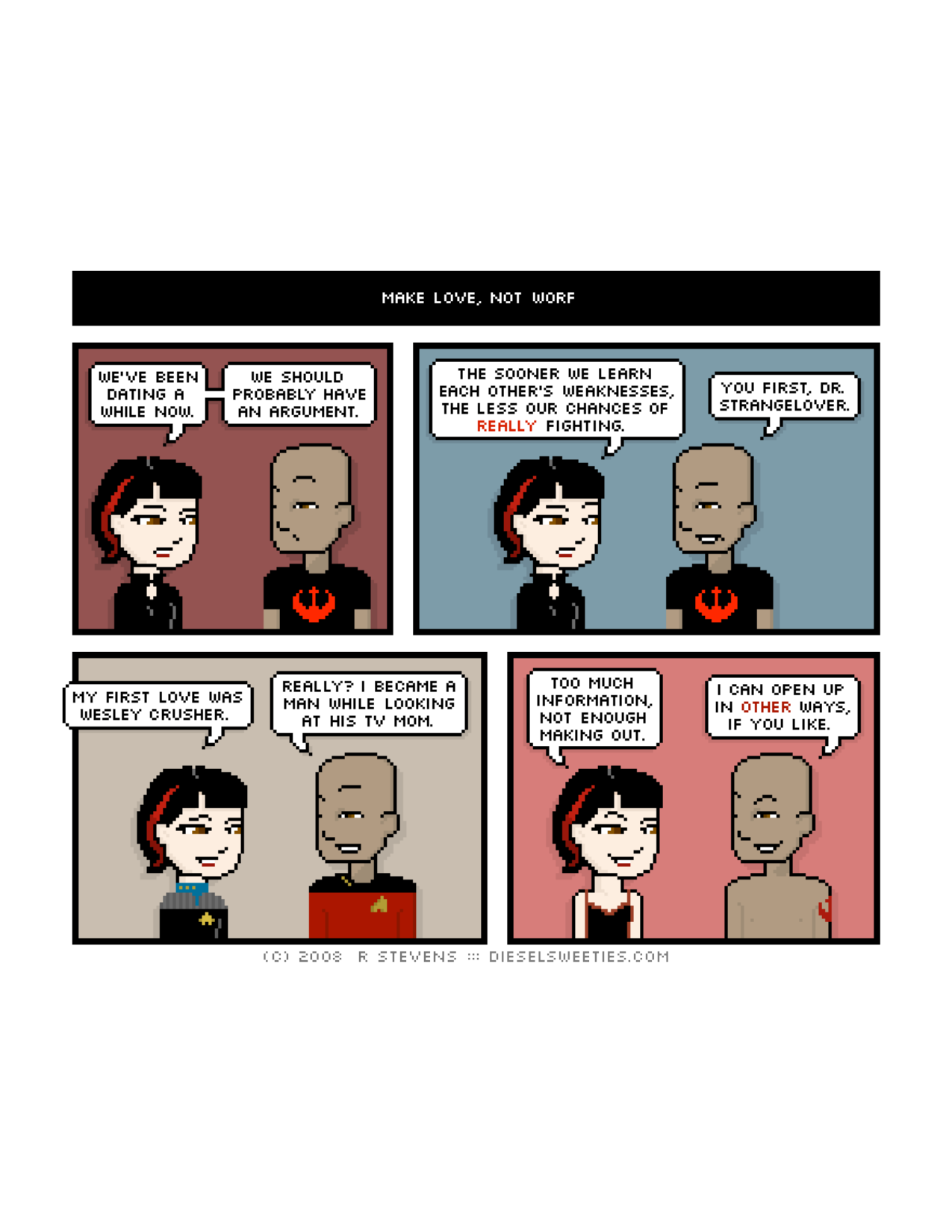 Diesel Sweeties (ebook volumes), page 147. Diesel Sweeties by R. Stevens, CC BY-NC. https://dieselsweeties.com/ebooks/