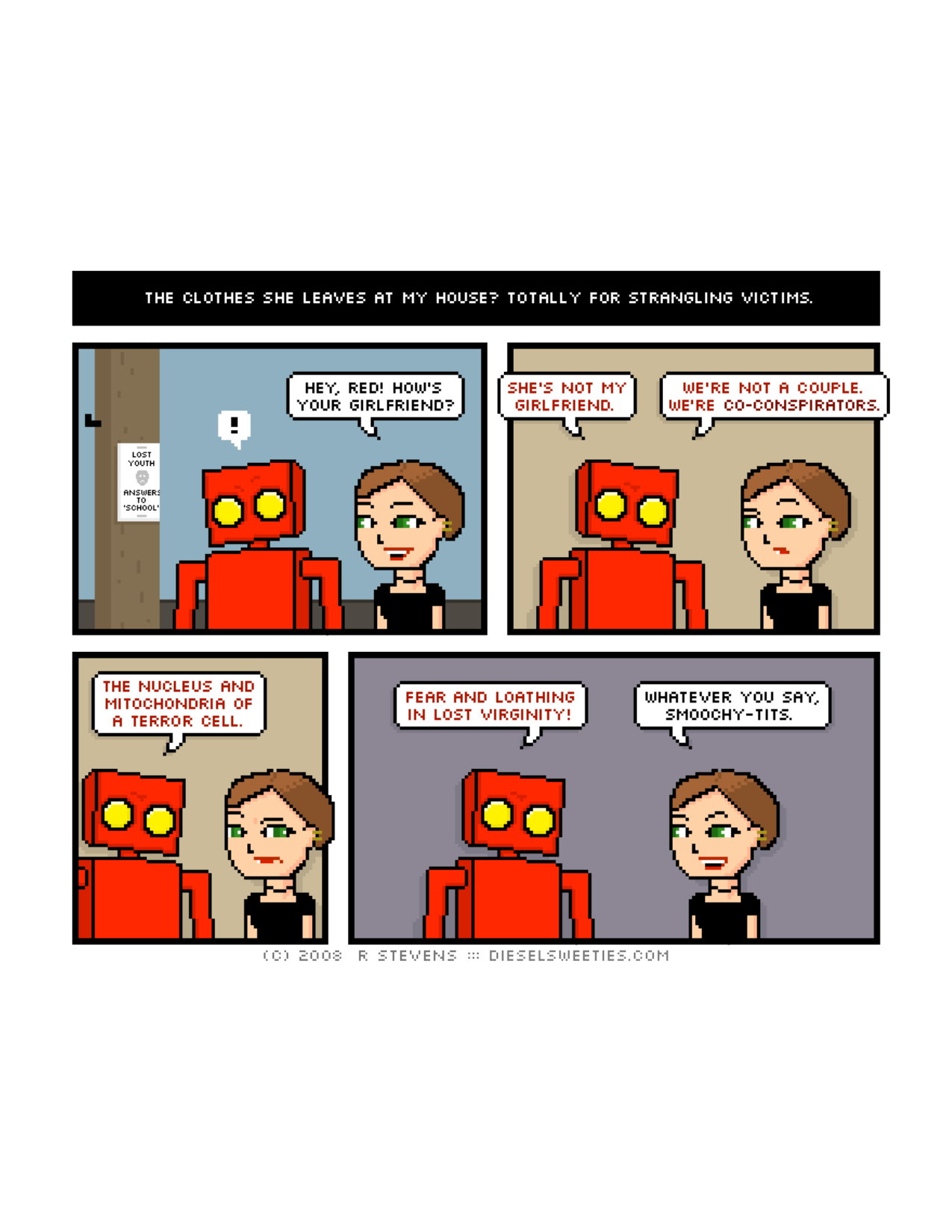 Diesel Sweeties (ebook volumes), page 148. Diesel Sweeties by R. Stevens, CC BY-NC. https://dieselsweeties.com/ebooks/