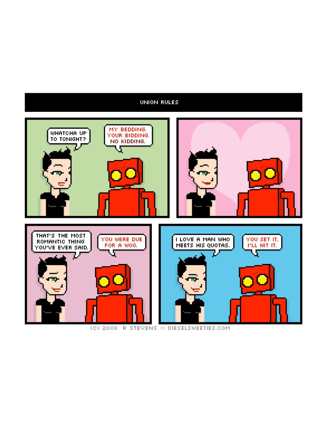 Diesel Sweeties (ebook volumes), page 152. Diesel Sweeties by R. Stevens, CC BY-NC. https://dieselsweeties.com/ebooks/