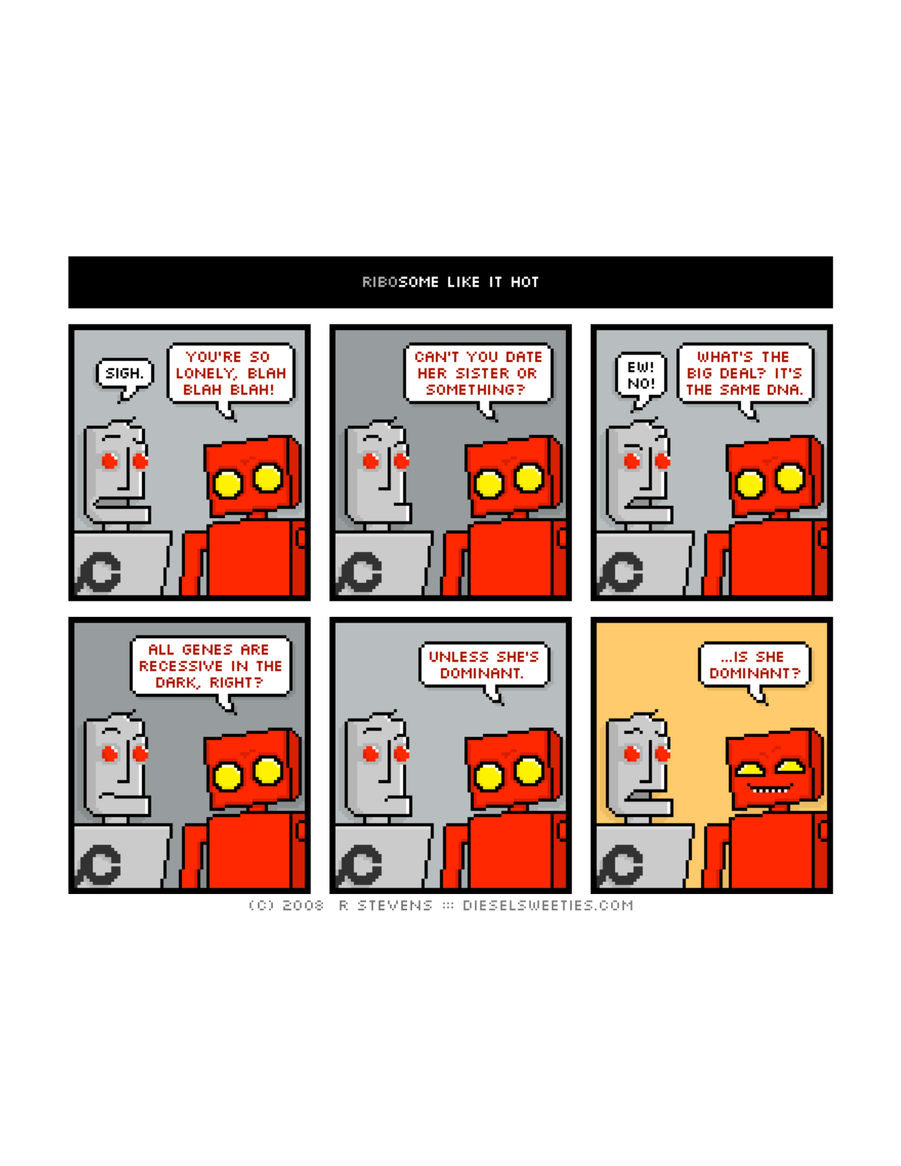 Diesel Sweeties (ebook volumes), page 158. Diesel Sweeties by R. Stevens, CC BY-NC. https://dieselsweeties.com/ebooks/