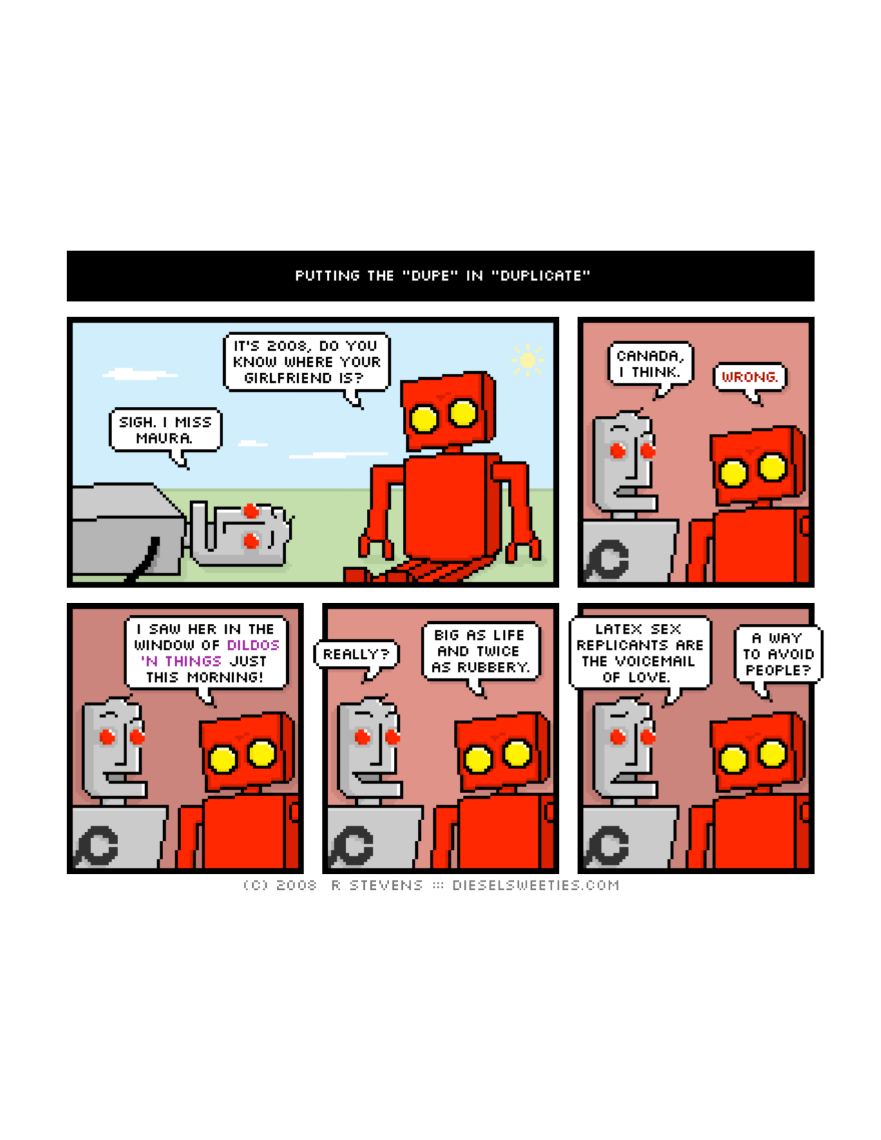 Diesel Sweeties (ebook volumes), page 159. Diesel Sweeties by R. Stevens, CC BY-NC. https://dieselsweeties.com/ebooks/