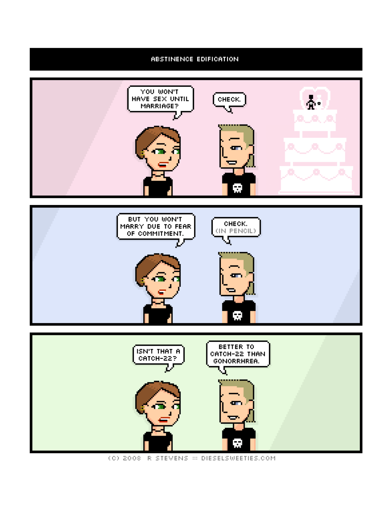 Diesel Sweeties (ebook volumes), page 163. Diesel Sweeties by R. Stevens, CC BY-NC. https://dieselsweeties.com/ebooks/