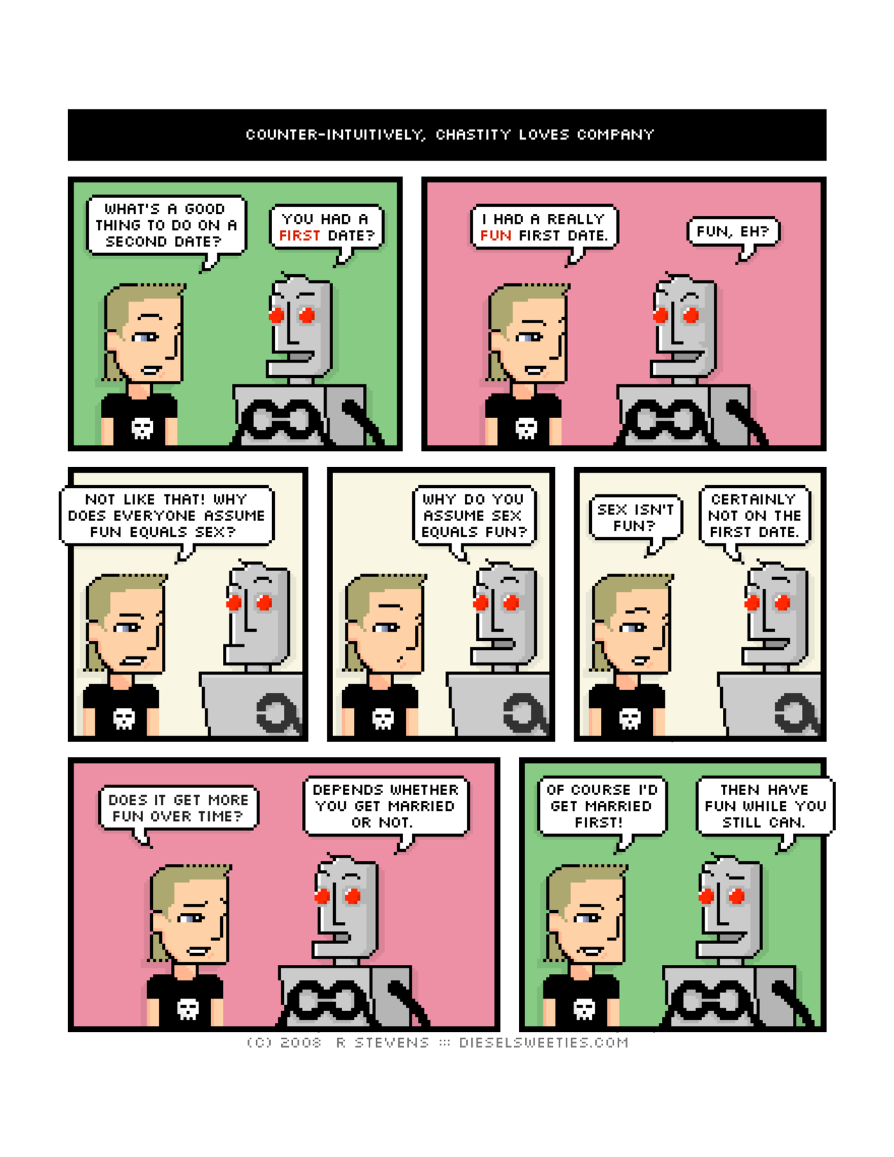 Diesel Sweeties (ebook volumes), page 166. Diesel Sweeties by R. Stevens, CC BY-NC. https://dieselsweeties.com/ebooks/