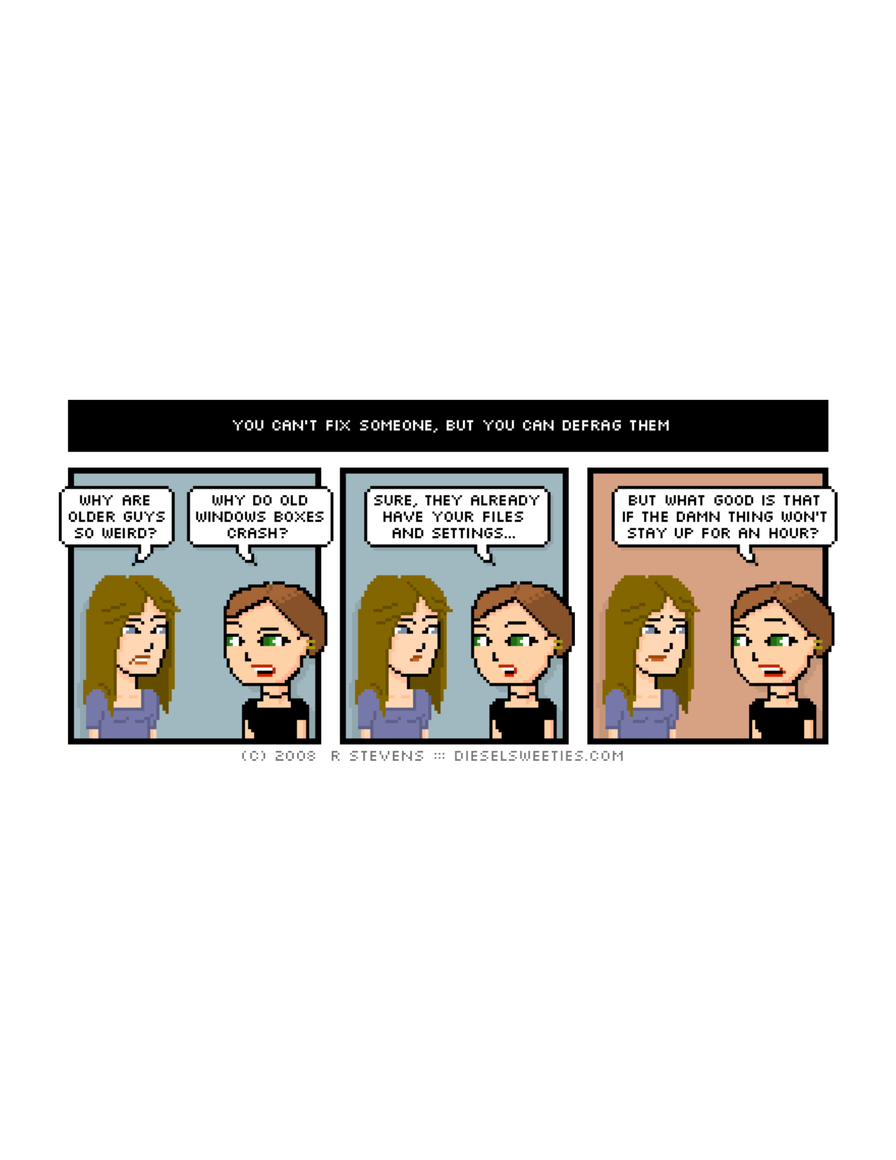 Diesel Sweeties (ebook volumes), page 183. Diesel Sweeties by R. Stevens, CC BY-NC. https://dieselsweeties.com/ebooks/