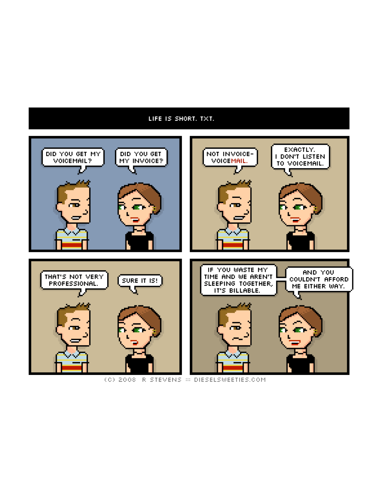 Diesel Sweeties (ebook volumes), page 186. Diesel Sweeties by R. Stevens, CC BY-NC. https://dieselsweeties.com/ebooks/