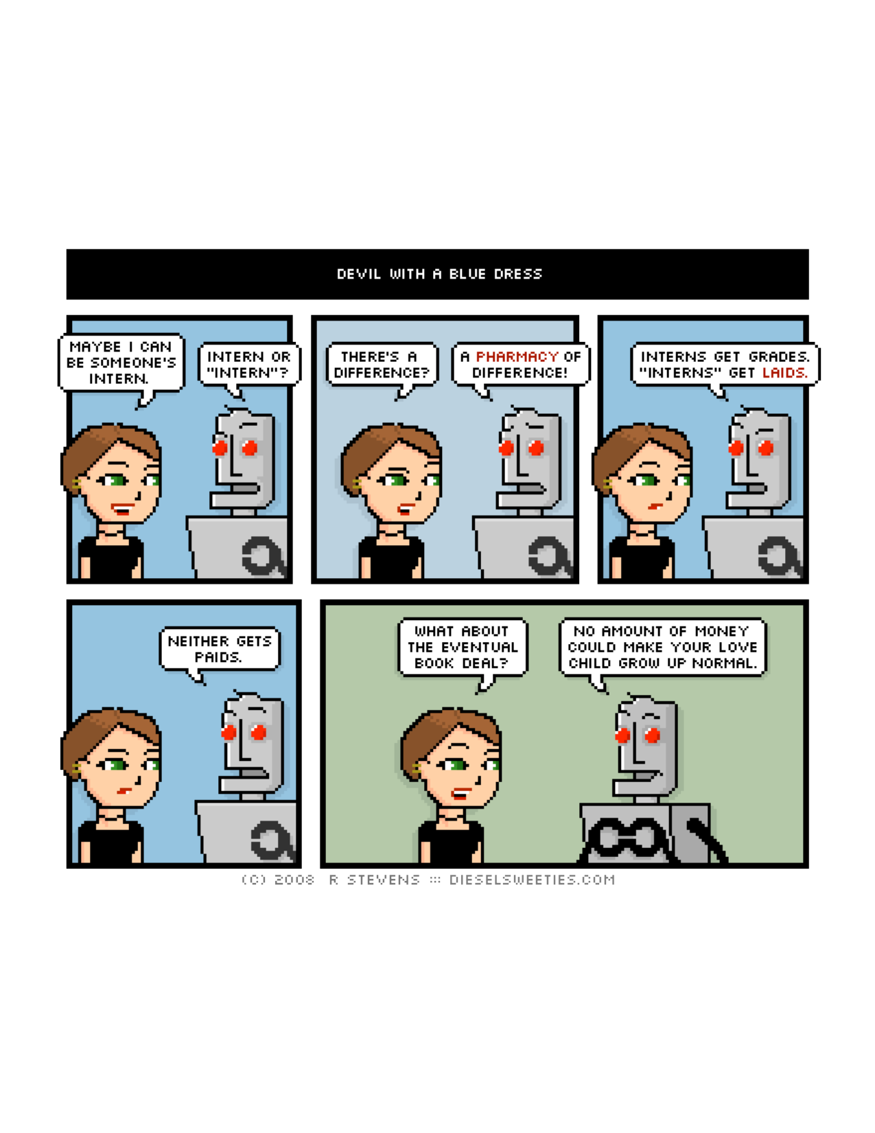 Diesel Sweeties (ebook volumes), page 189. Diesel Sweeties by R. Stevens, CC BY-NC. https://dieselsweeties.com/ebooks/