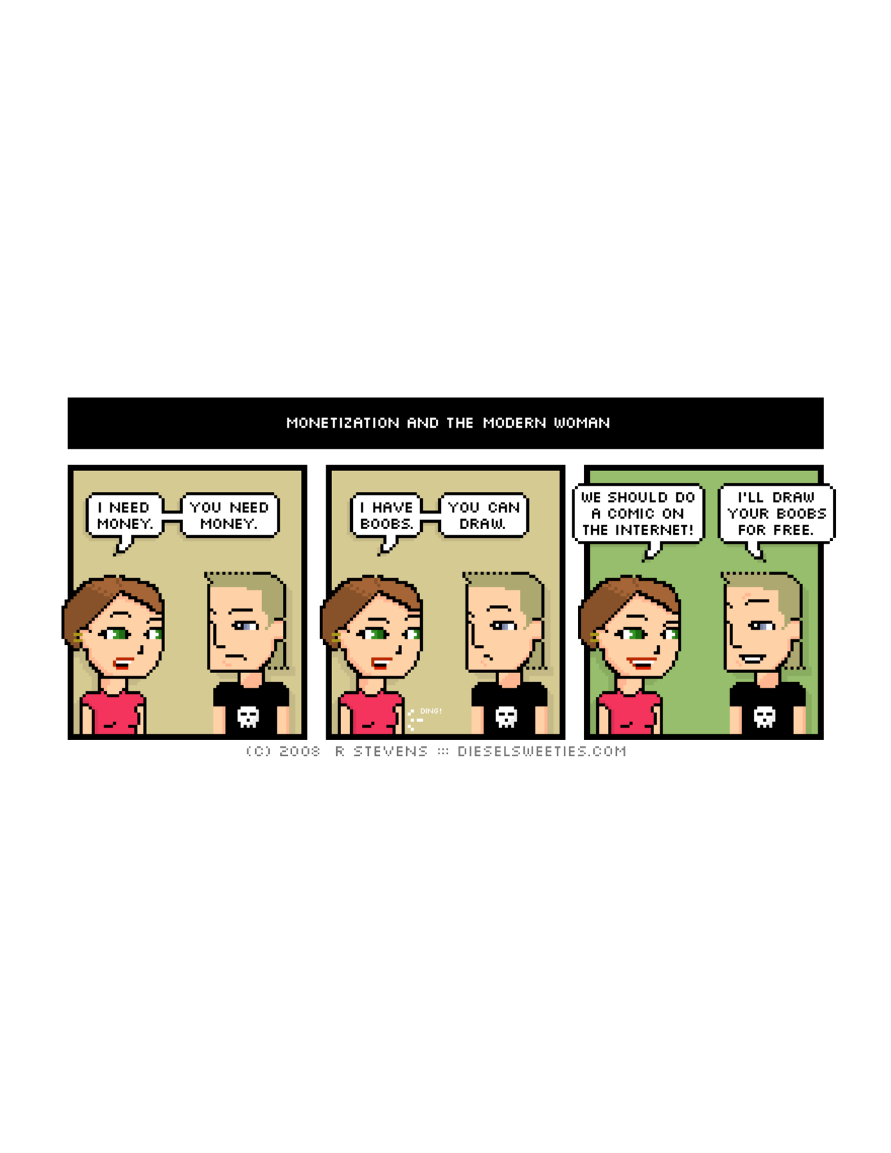 Diesel Sweeties (ebook volumes), page 196. Diesel Sweeties by R. Stevens, CC BY-NC. https://dieselsweeties.com/ebooks/