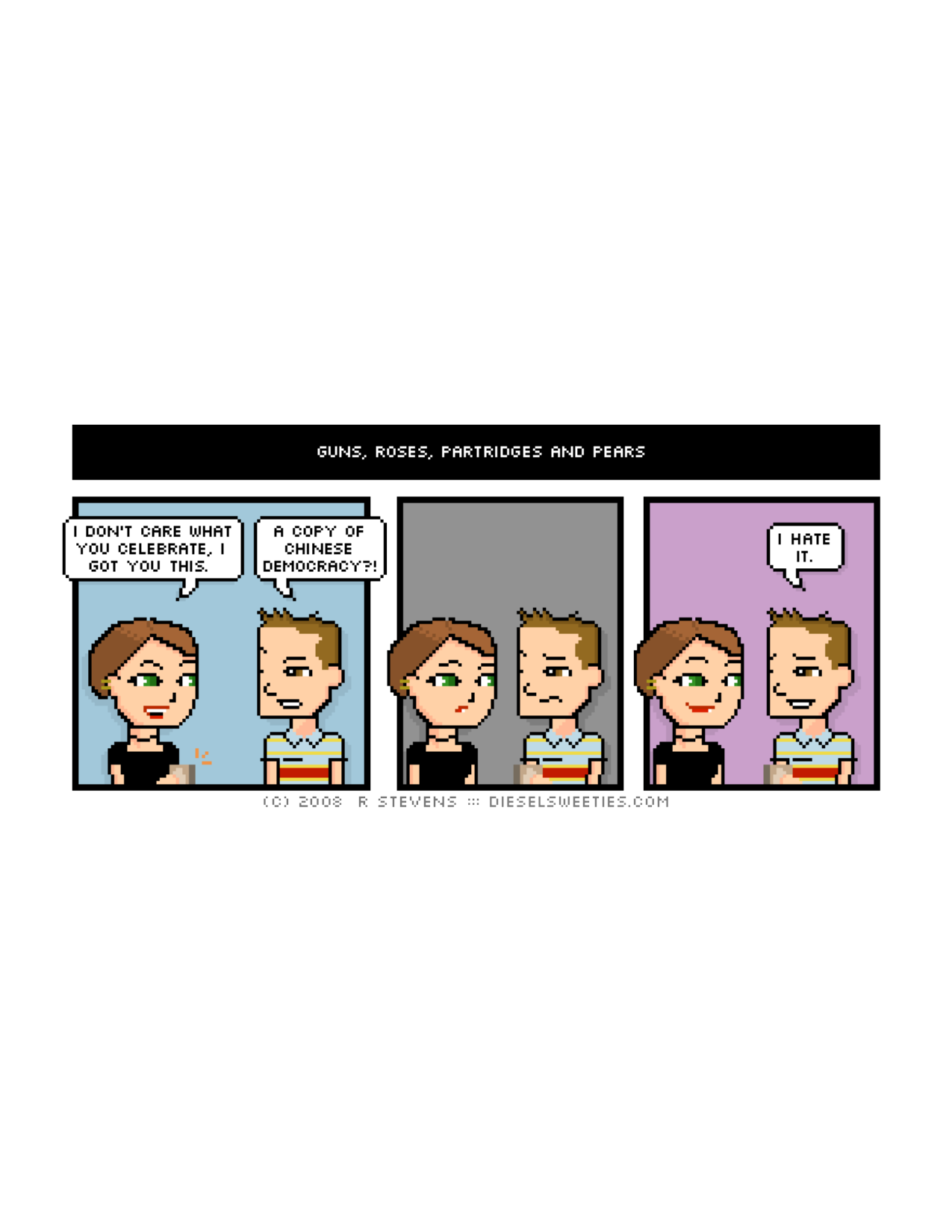 Diesel Sweeties (ebook volumes), page 3. Diesel Sweeties by R. Stevens, CC BY-NC. https://dieselsweeties.com/ebooks/