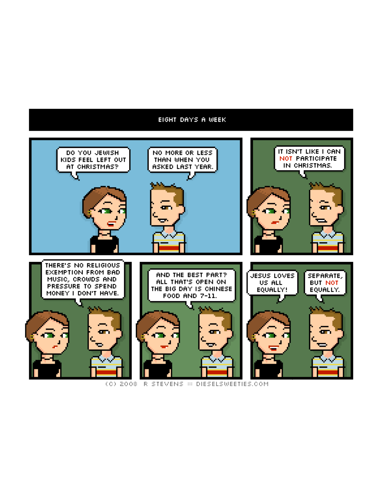 Diesel Sweeties (ebook volumes), page 4. Diesel Sweeties by R. Stevens, CC BY-NC. https://dieselsweeties.com/ebooks/