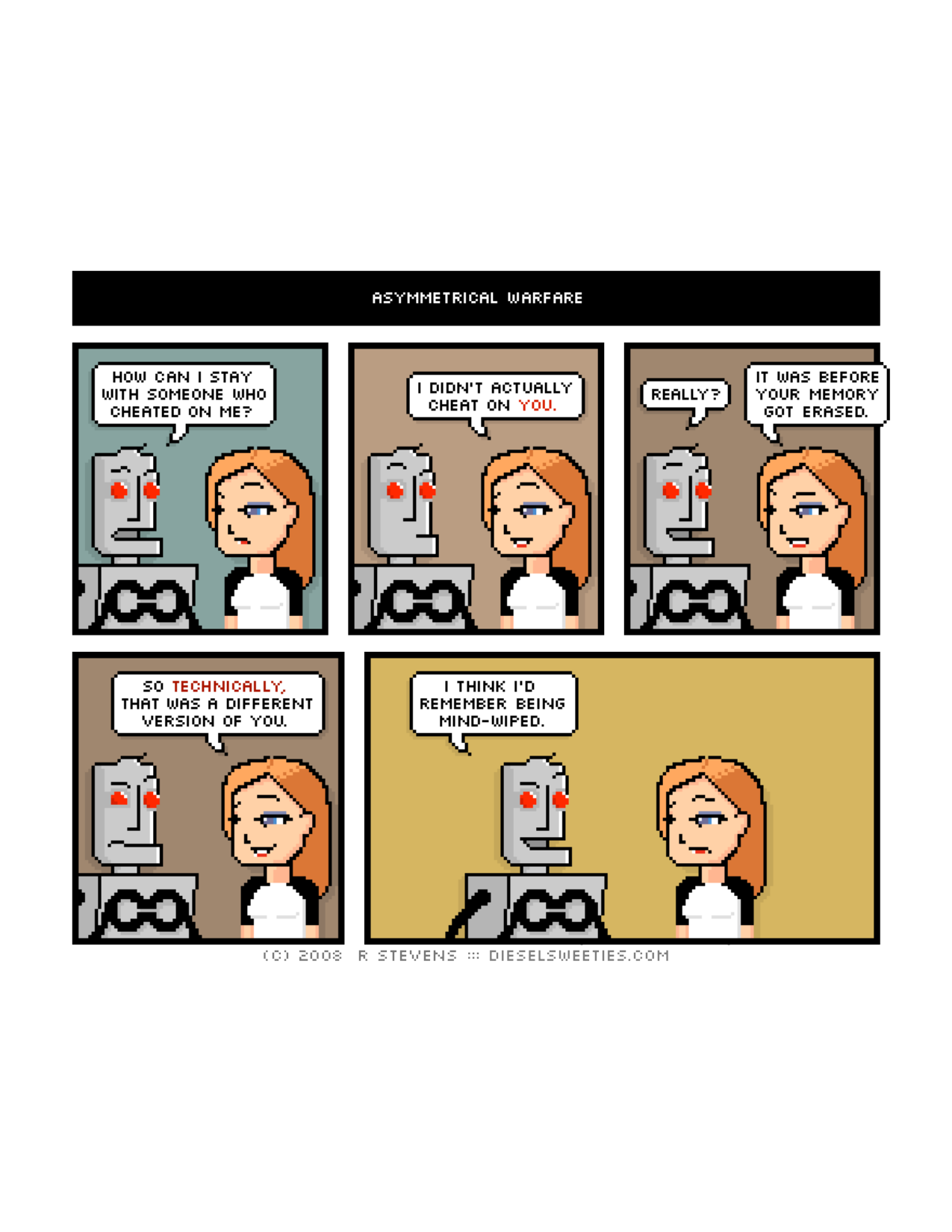 Diesel Sweeties (ebook volumes), page 32. Diesel Sweeties by R. Stevens, CC BY-NC. https://dieselsweeties.com/ebooks/