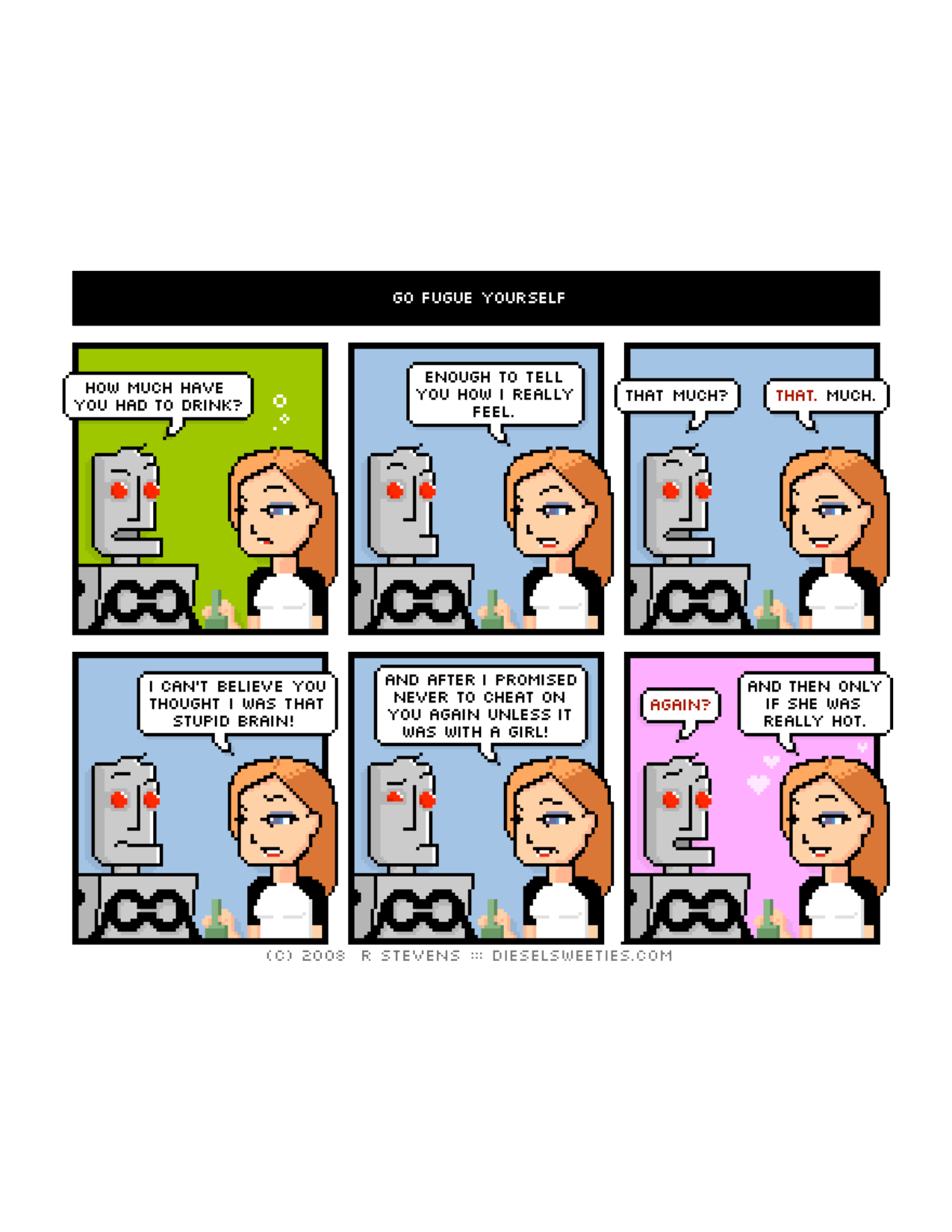 Diesel Sweeties (ebook volumes), page 37. Diesel Sweeties by R. Stevens, CC BY-NC. https://dieselsweeties.com/ebooks/