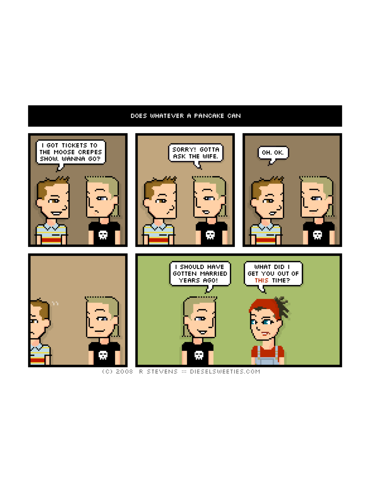 Diesel Sweeties (ebook volumes), page 46. Diesel Sweeties by R. Stevens, CC BY-NC. https://dieselsweeties.com/ebooks/