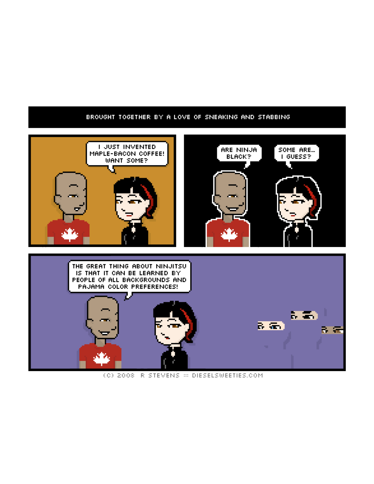 Diesel Sweeties (ebook volumes), page 52. Diesel Sweeties by R. Stevens, CC BY-NC. https://dieselsweeties.com/ebooks/