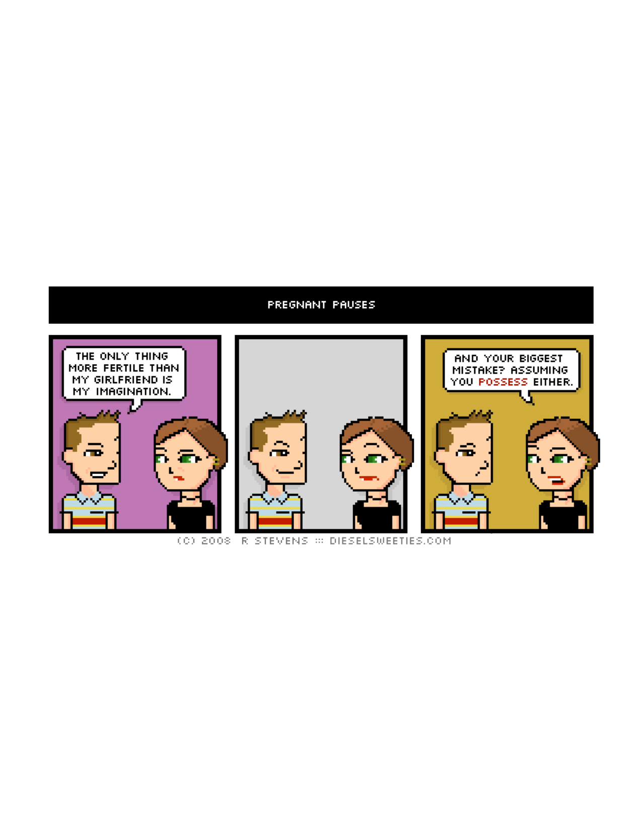 Diesel Sweeties (ebook volumes), page 57. Diesel Sweeties by R. Stevens, CC BY-NC. https://dieselsweeties.com/ebooks/