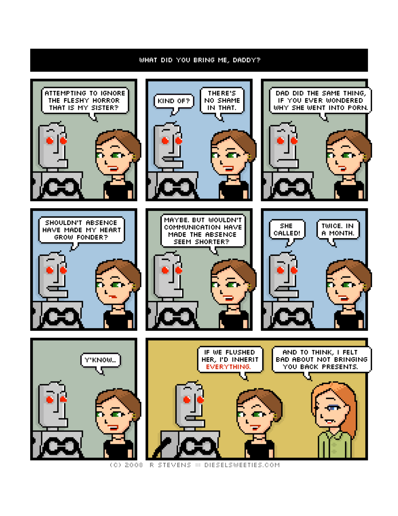 Diesel Sweeties (ebook volumes), page 68. Diesel Sweeties by R. Stevens, CC BY-NC. https://dieselsweeties.com/ebooks/