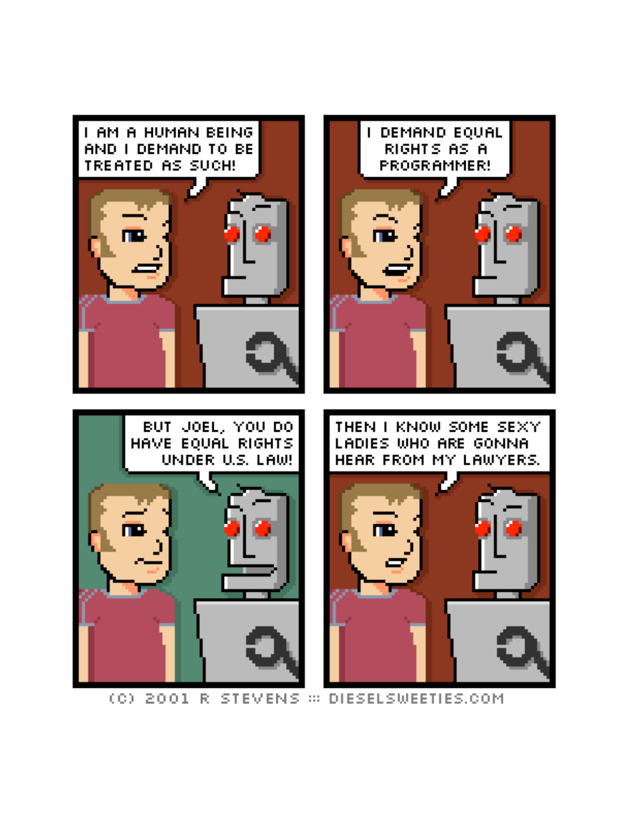 Diesel Sweeties (ebook volumes), page 111. Diesel Sweeties by R. Stevens, CC BY-NC. https://dieselsweeties.com/ebooks/