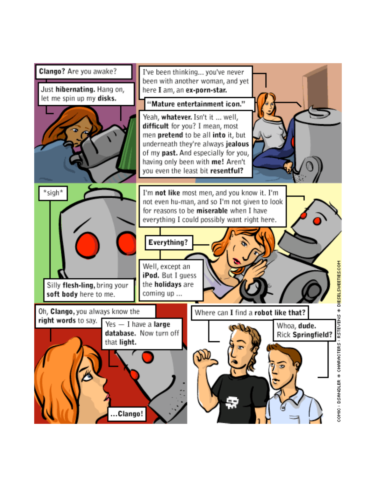 Diesel Sweeties (ebook volumes), page 115. Diesel Sweeties by R. Stevens, CC BY-NC. https://dieselsweeties.com/ebooks/
