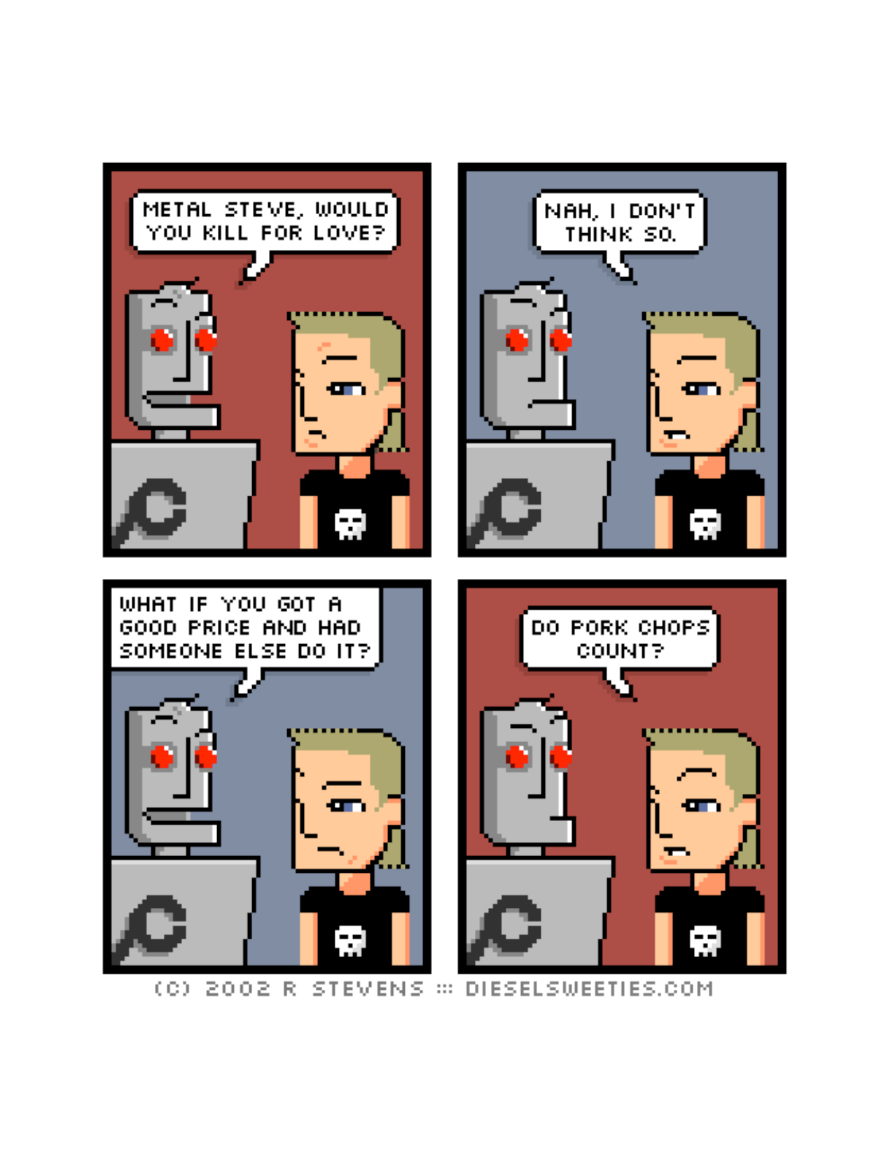 Diesel Sweeties (ebook volumes), page 136. Diesel Sweeties by R. Stevens, CC BY-NC. https://dieselsweeties.com/ebooks/