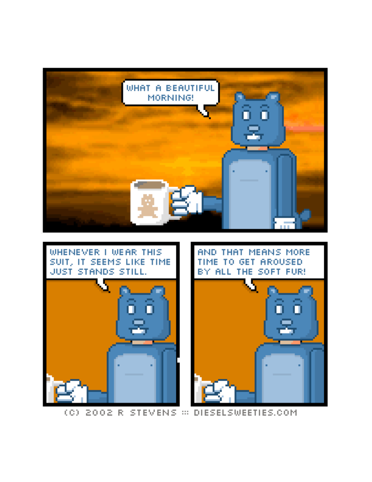 Diesel Sweeties (ebook volumes), page 140. Diesel Sweeties by R. Stevens, CC BY-NC. https://dieselsweeties.com/ebooks/