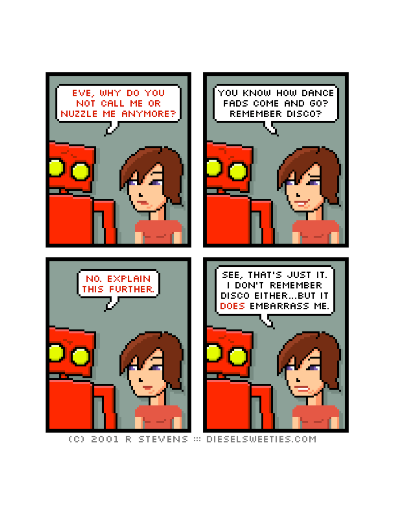Diesel Sweeties (ebook volumes), page 15. Diesel Sweeties by R. Stevens, CC BY-NC. https://dieselsweeties.com/ebooks/