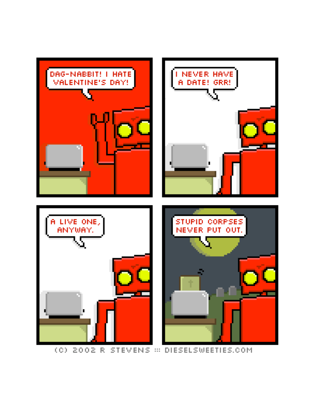 Diesel Sweeties (ebook volumes), page 156. Diesel Sweeties by R. Stevens, CC BY-NC. https://dieselsweeties.com/ebooks/