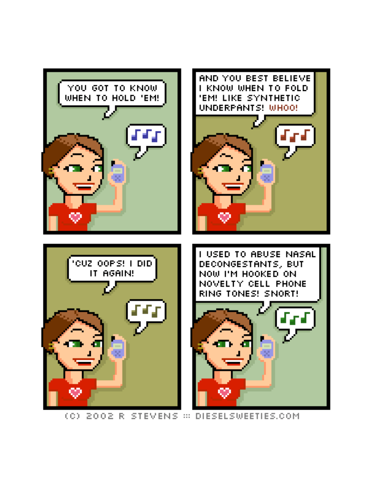 Diesel Sweeties (ebook volumes), page 160. Diesel Sweeties by R. Stevens, CC BY-NC. https://dieselsweeties.com/ebooks/