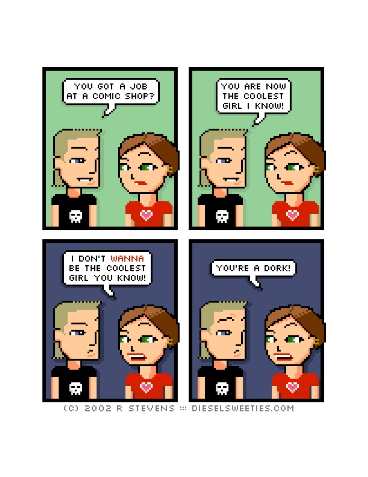 Diesel Sweeties (ebook volumes), page 162. Diesel Sweeties by R. Stevens, CC BY-NC. https://dieselsweeties.com/ebooks/
