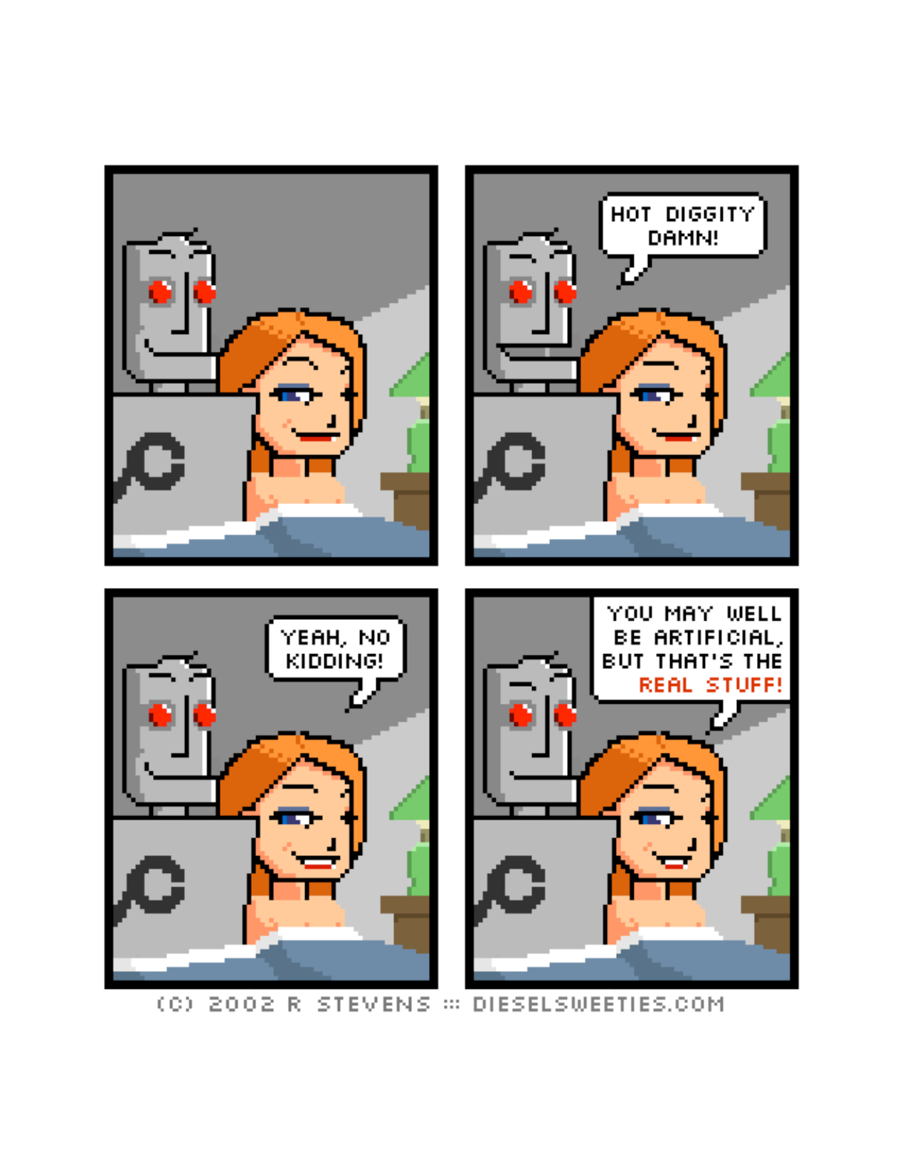 Diesel Sweeties (ebook volumes), page 165. Diesel Sweeties by R. Stevens, CC BY-NC. https://dieselsweeties.com/ebooks/