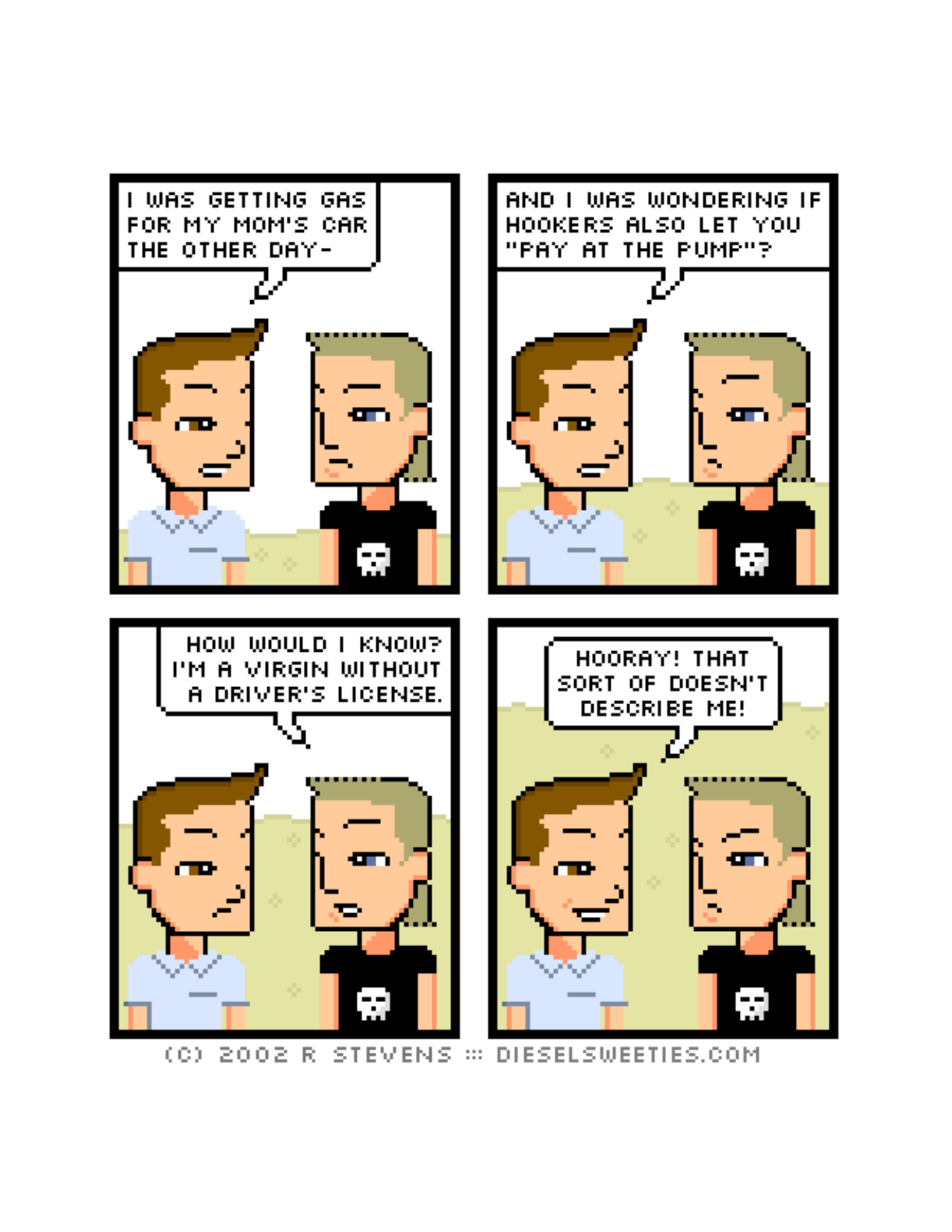 Diesel Sweeties (ebook volumes), page 181. Diesel Sweeties by R. Stevens, CC BY-NC. https://dieselsweeties.com/ebooks/