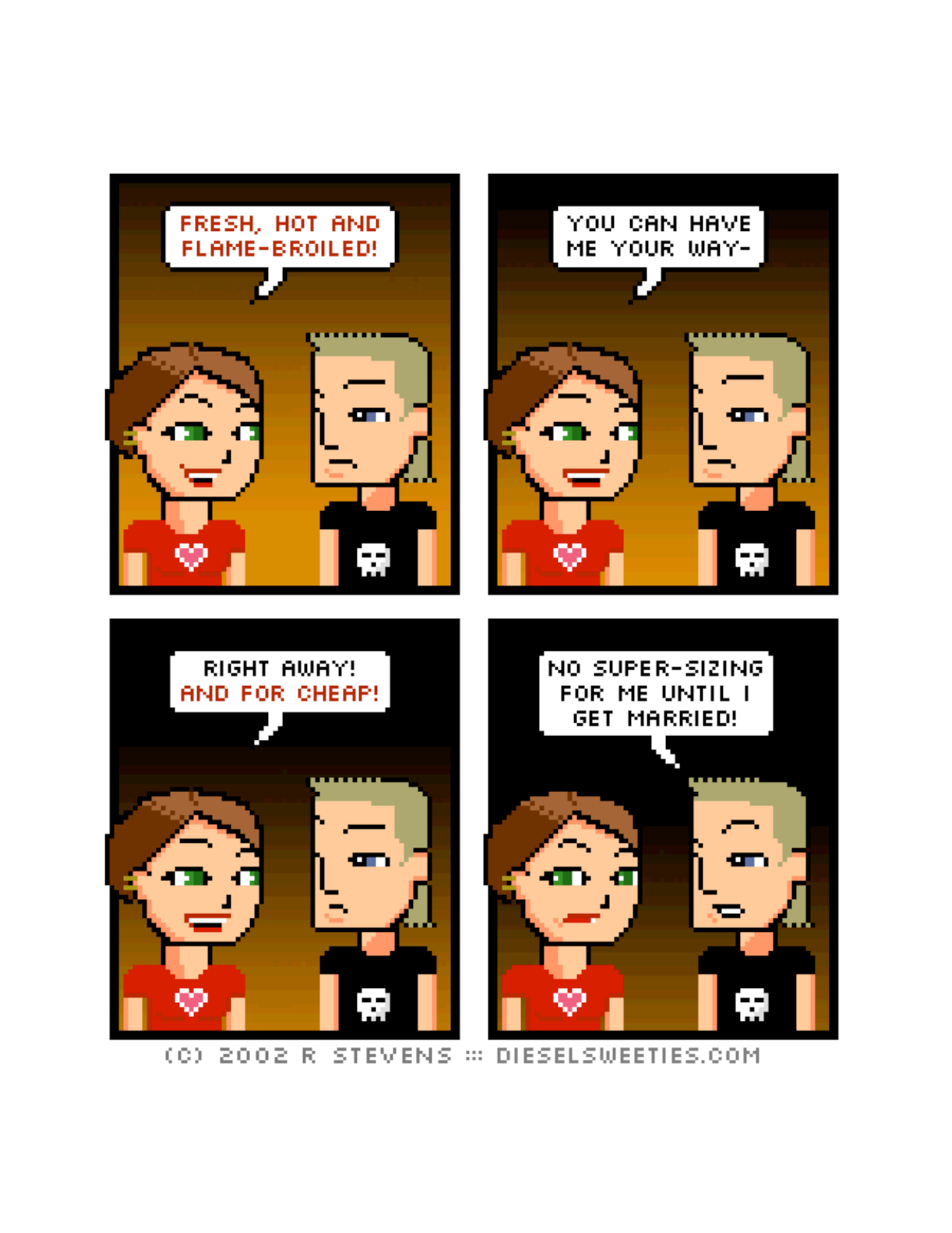 Diesel Sweeties (ebook volumes), page 201. Diesel Sweeties by R. Stevens, CC BY-NC. https://dieselsweeties.com/ebooks/