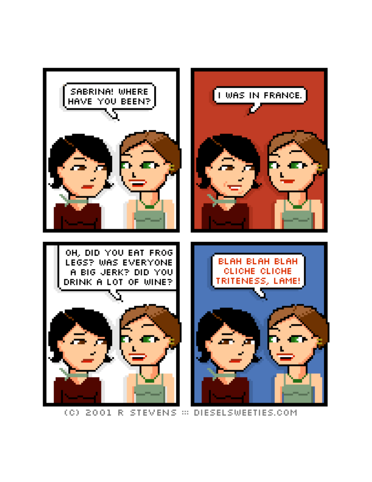 Diesel Sweeties (ebook volumes), page 30. Diesel Sweeties by R. Stevens, CC BY-NC. https://dieselsweeties.com/ebooks/