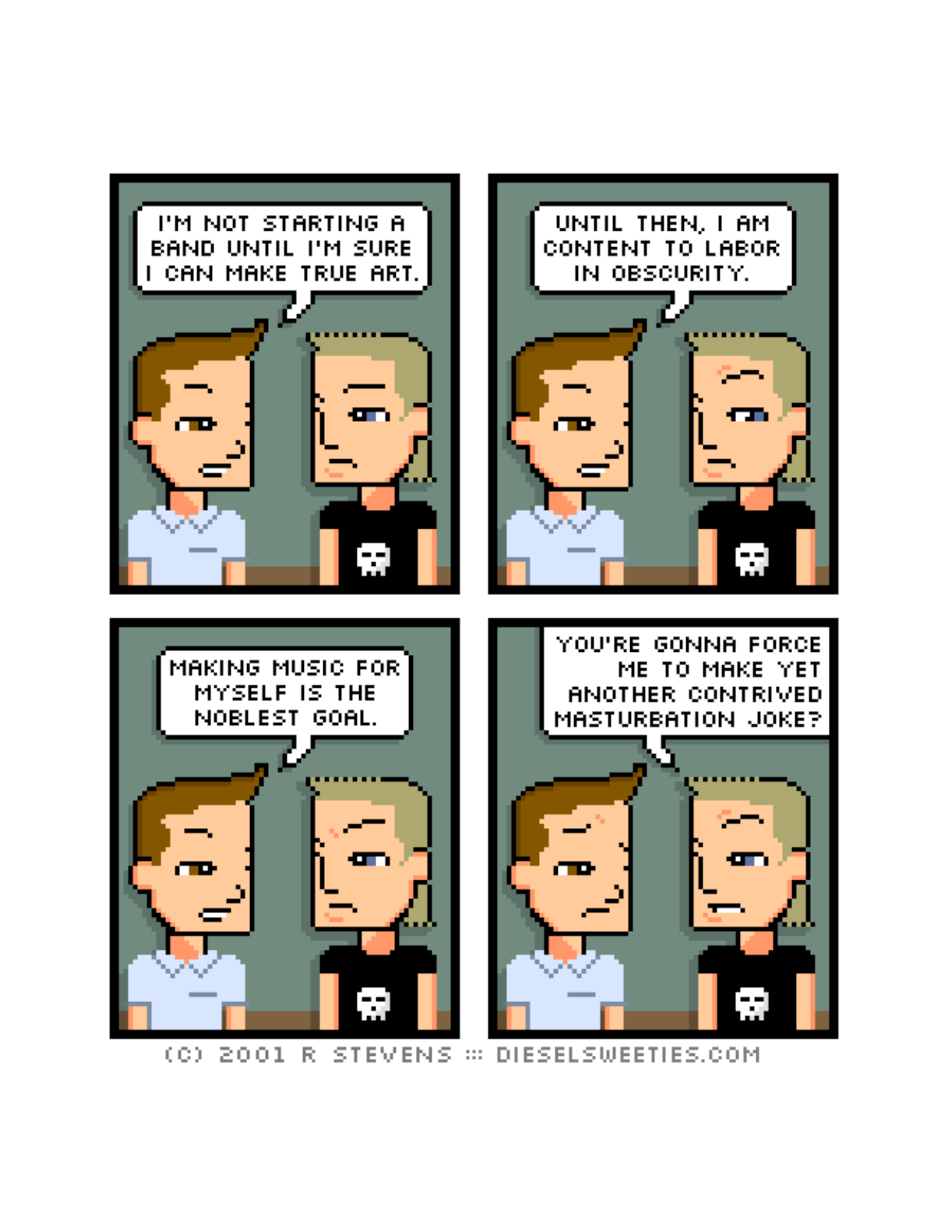 Diesel Sweeties (ebook volumes), page 33. Diesel Sweeties by R. Stevens, CC BY-NC. https://dieselsweeties.com/ebooks/