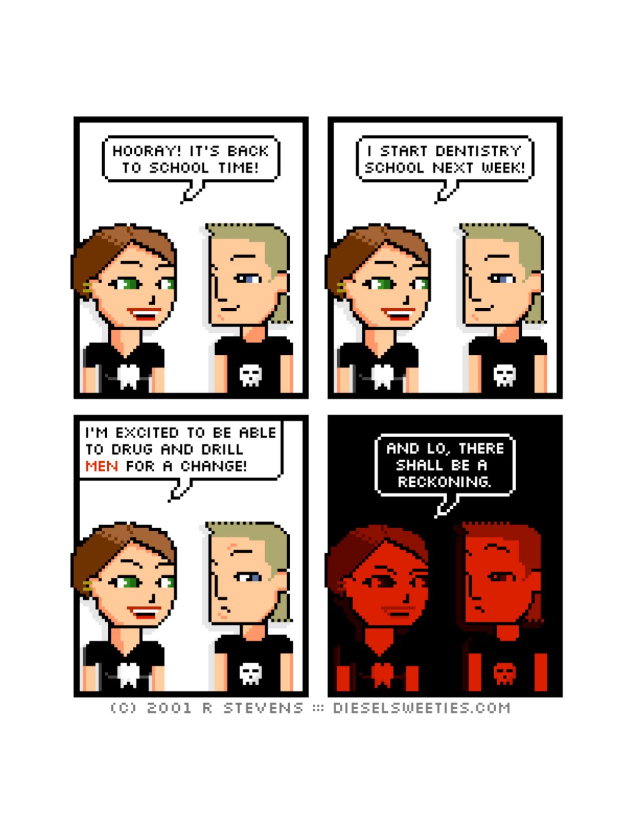 Diesel Sweeties (ebook volumes), page 34. Diesel Sweeties by R. Stevens, CC BY-NC. https://dieselsweeties.com/ebooks/
