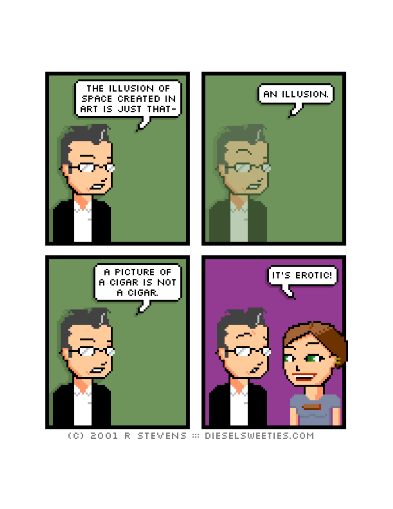 Diesel Sweeties (ebook volumes), page 40. Diesel Sweeties by R. Stevens, CC BY-NC. https://dieselsweeties.com/ebooks/