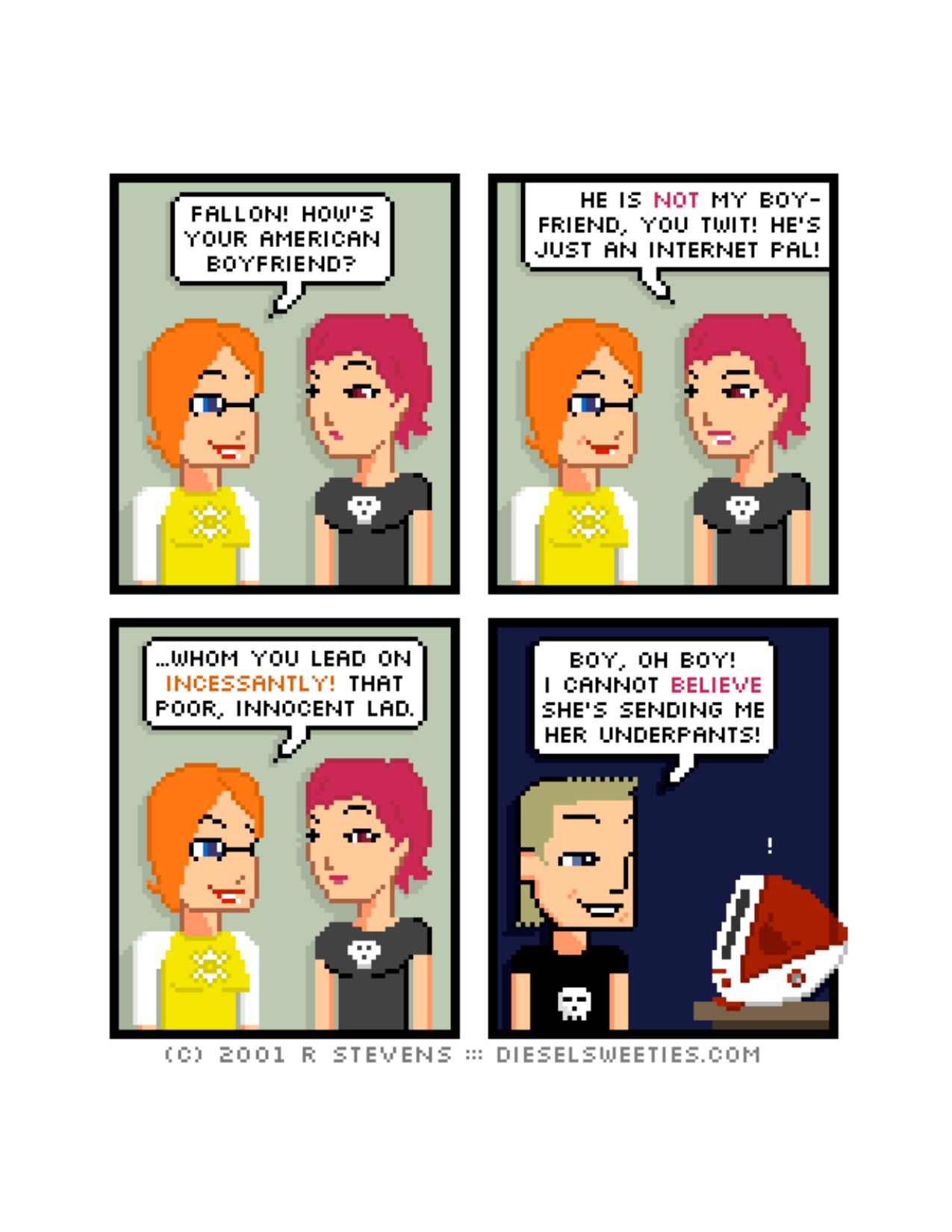 Diesel Sweeties (ebook volumes), page 46. Diesel Sweeties by R. Stevens, CC BY-NC. https://dieselsweeties.com/ebooks/