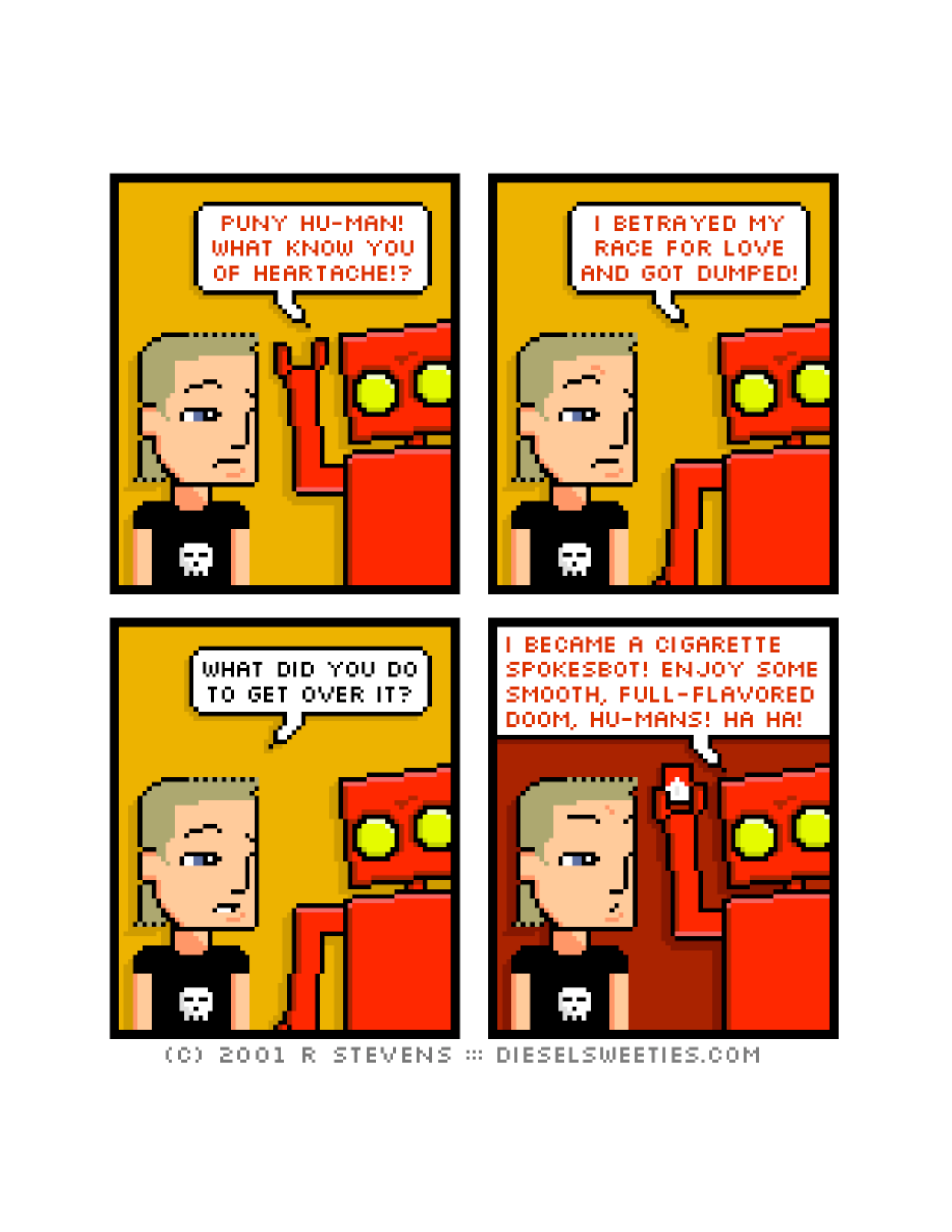 Diesel Sweeties (ebook volumes), page 65. Diesel Sweeties by R. Stevens, CC BY-NC. https://dieselsweeties.com/ebooks/