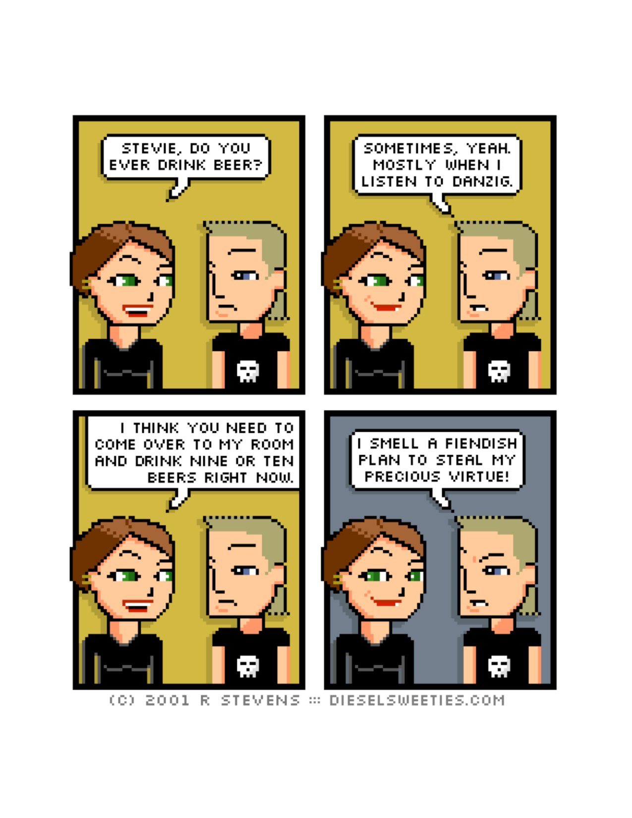 Diesel Sweeties (ebook volumes), page 67. Diesel Sweeties by R. Stevens, CC BY-NC. https://dieselsweeties.com/ebooks/