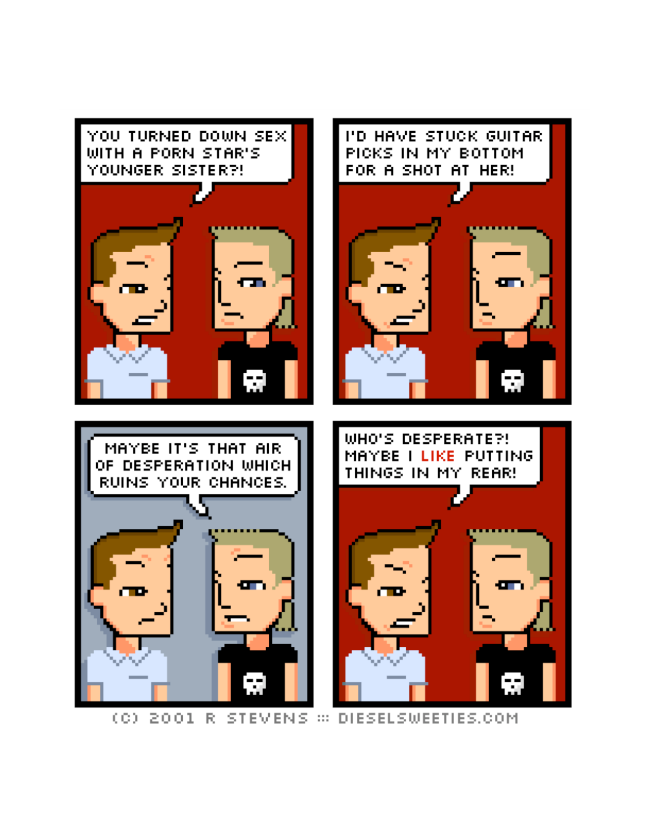 Diesel Sweeties (ebook volumes), page 68. Diesel Sweeties by R. Stevens, CC BY-NC. https://dieselsweeties.com/ebooks/
