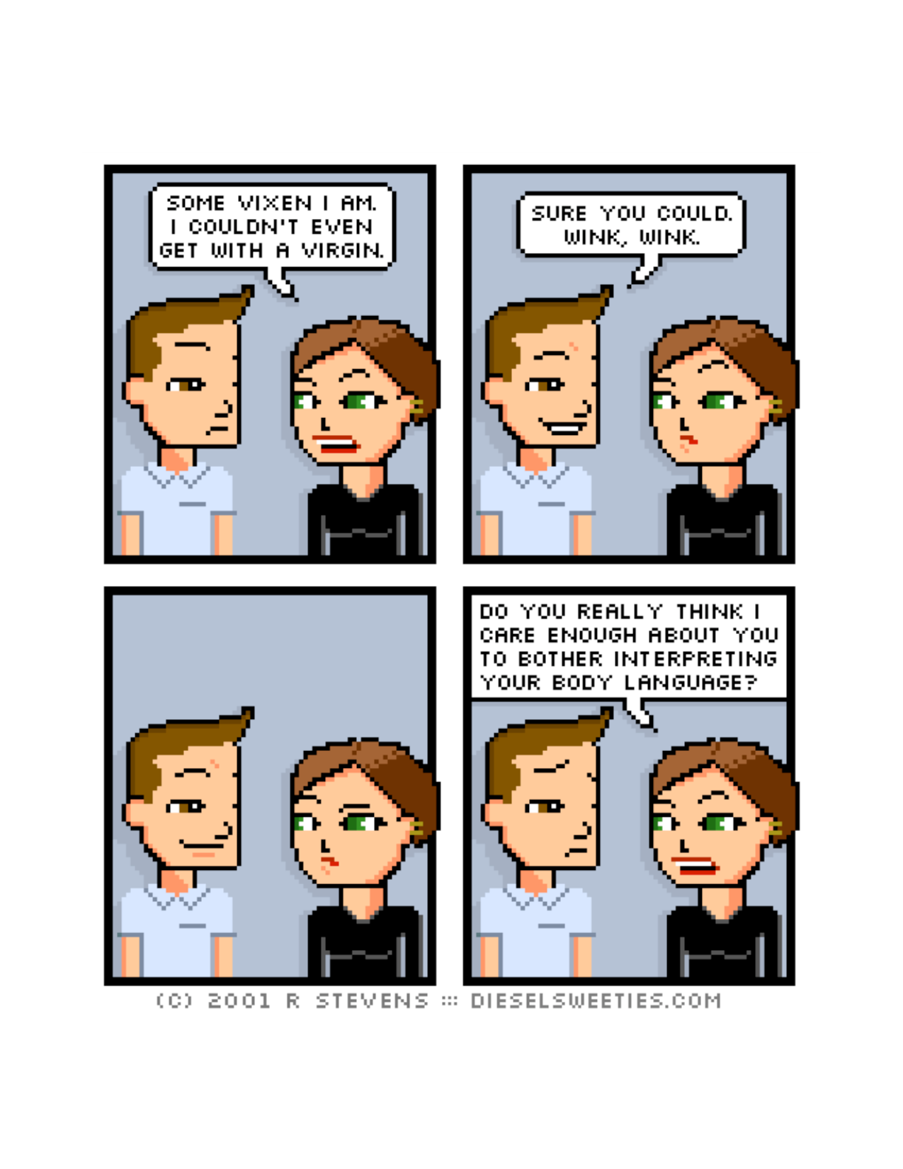 Diesel Sweeties (ebook volumes), page 69. Diesel Sweeties by R. Stevens, CC BY-NC. https://dieselsweeties.com/ebooks/