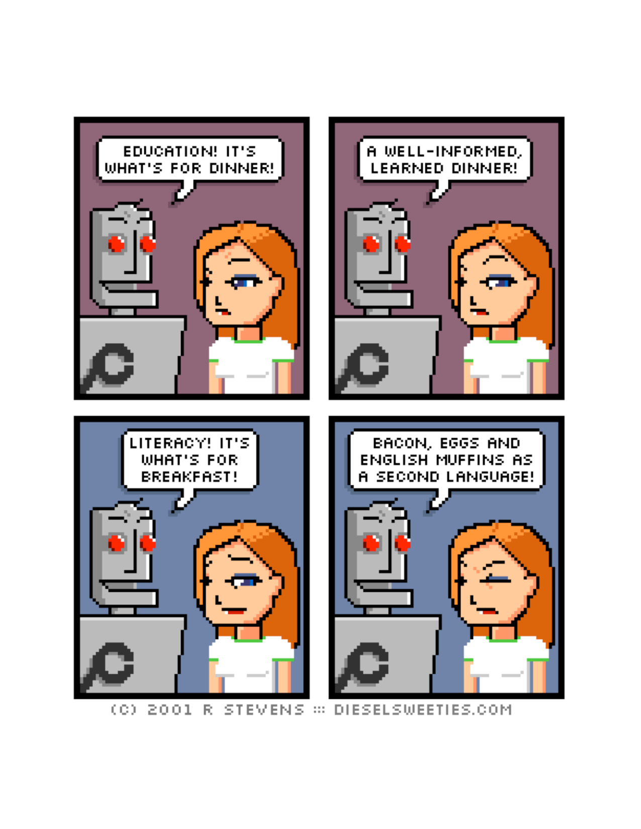 Diesel Sweeties (ebook volumes), page 70. Diesel Sweeties by R. Stevens, CC BY-NC. https://dieselsweeties.com/ebooks/