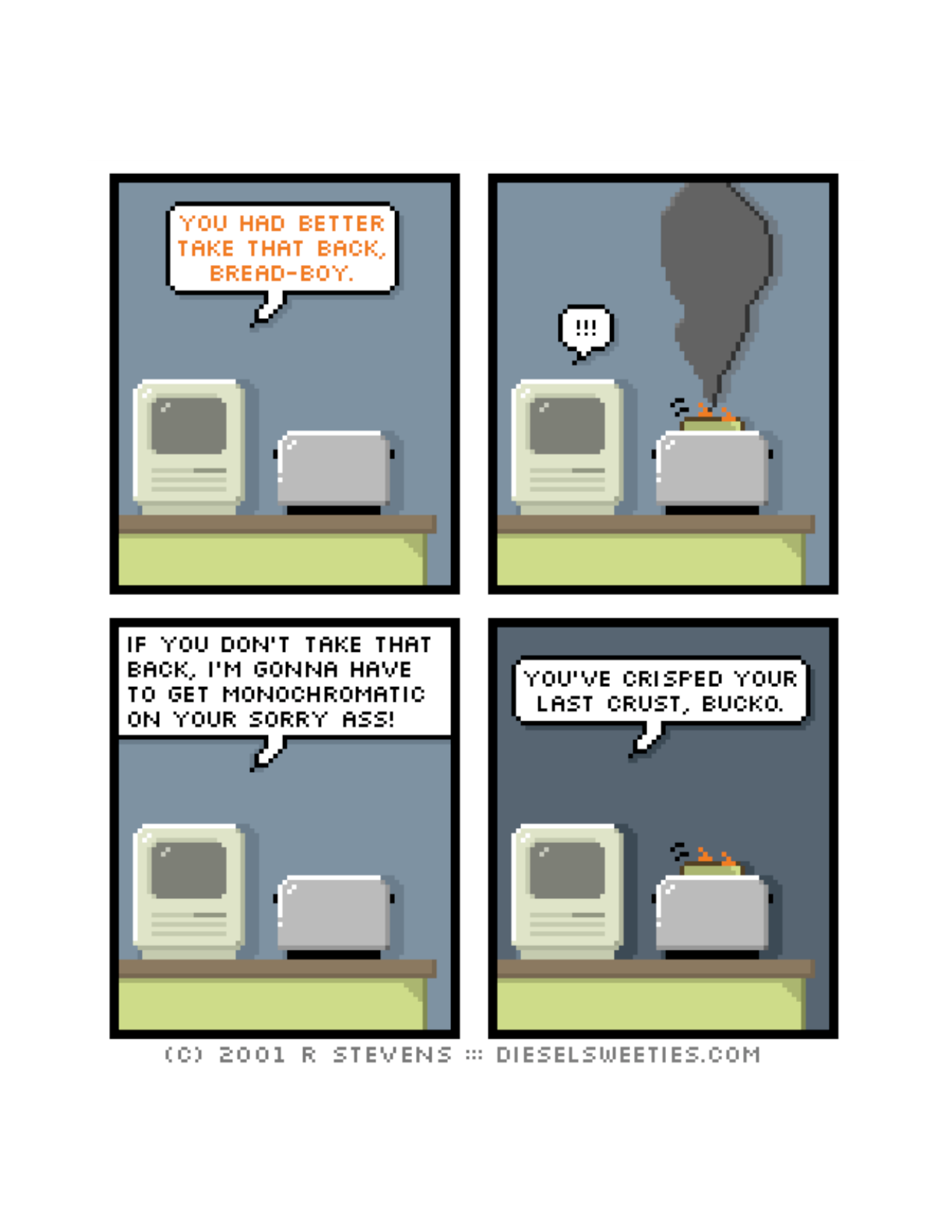 Diesel Sweeties (ebook volumes), page 89. Diesel Sweeties by R. Stevens, CC BY-NC. https://dieselsweeties.com/ebooks/