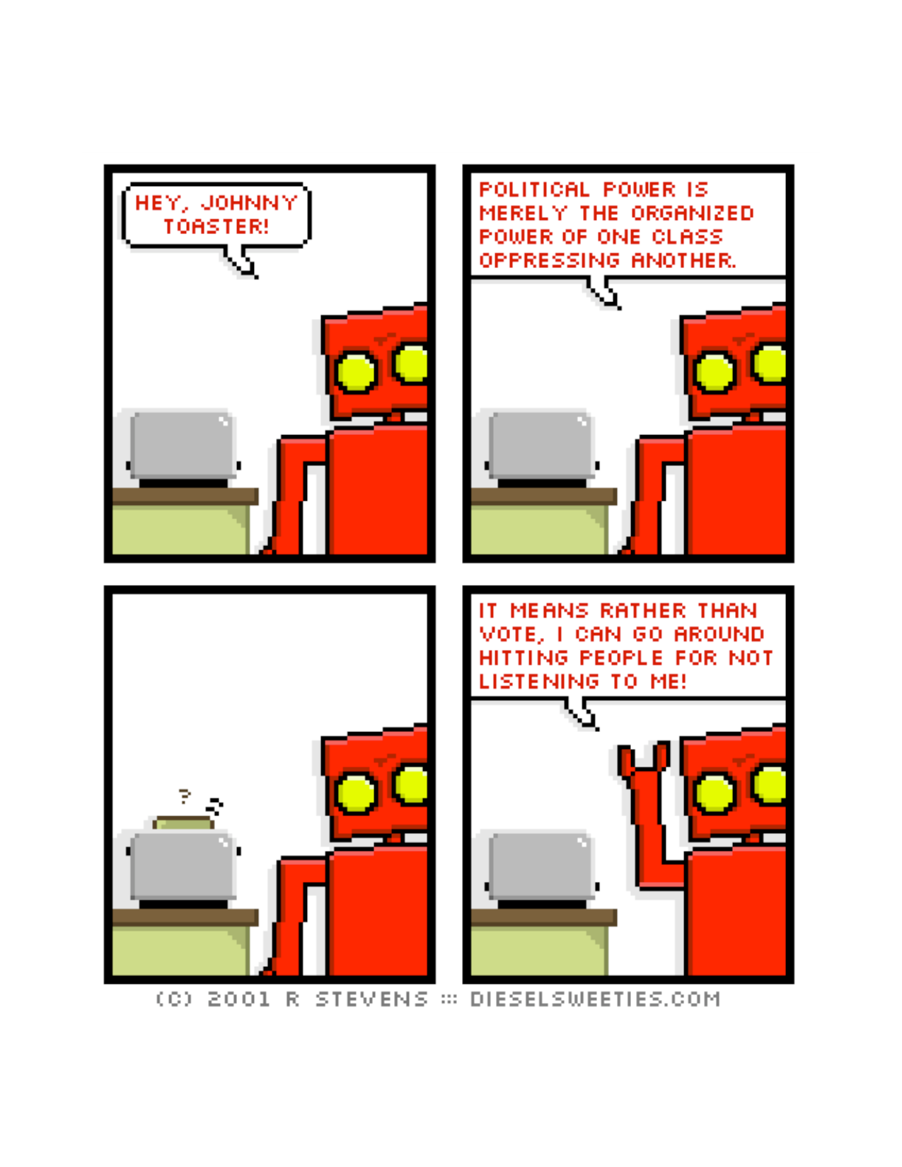 Diesel Sweeties (ebook volumes), page 92. Diesel Sweeties by R. Stevens, CC BY-NC. https://dieselsweeties.com/ebooks/